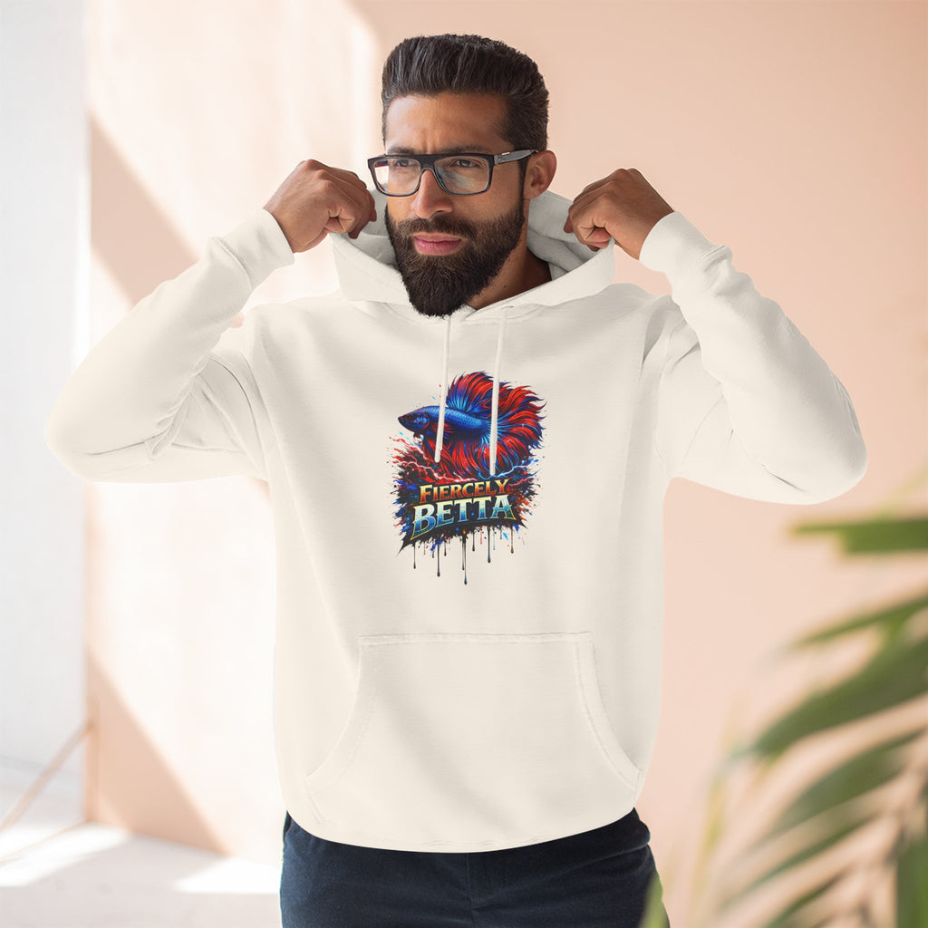 Fiercely Betta – Premium "Neon Flare" 3-End Fleece Hoodie