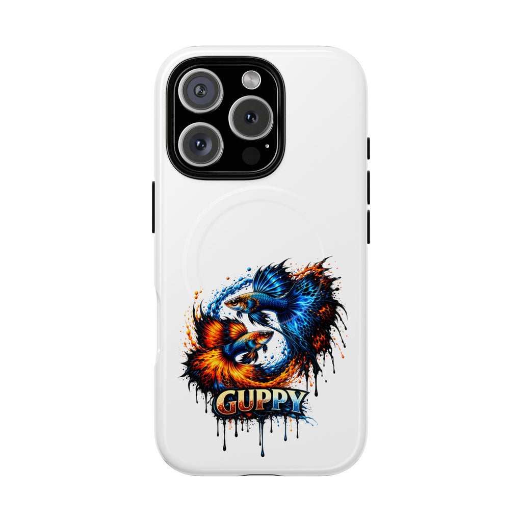 Fire & Ice Guppy – "Neon Flare" Magnetic Impact Case