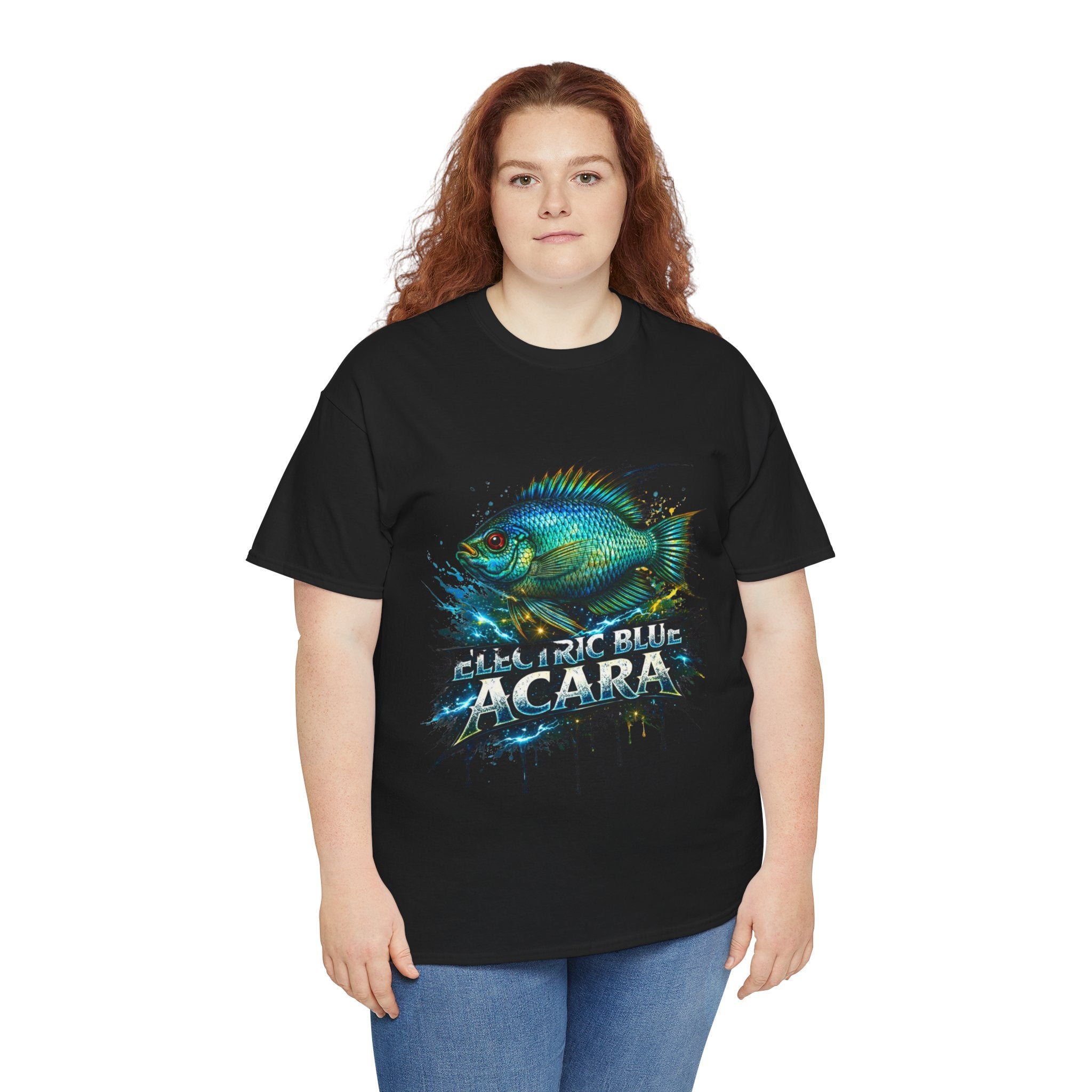 Electric Blue Acara – Premium Graphic Tee