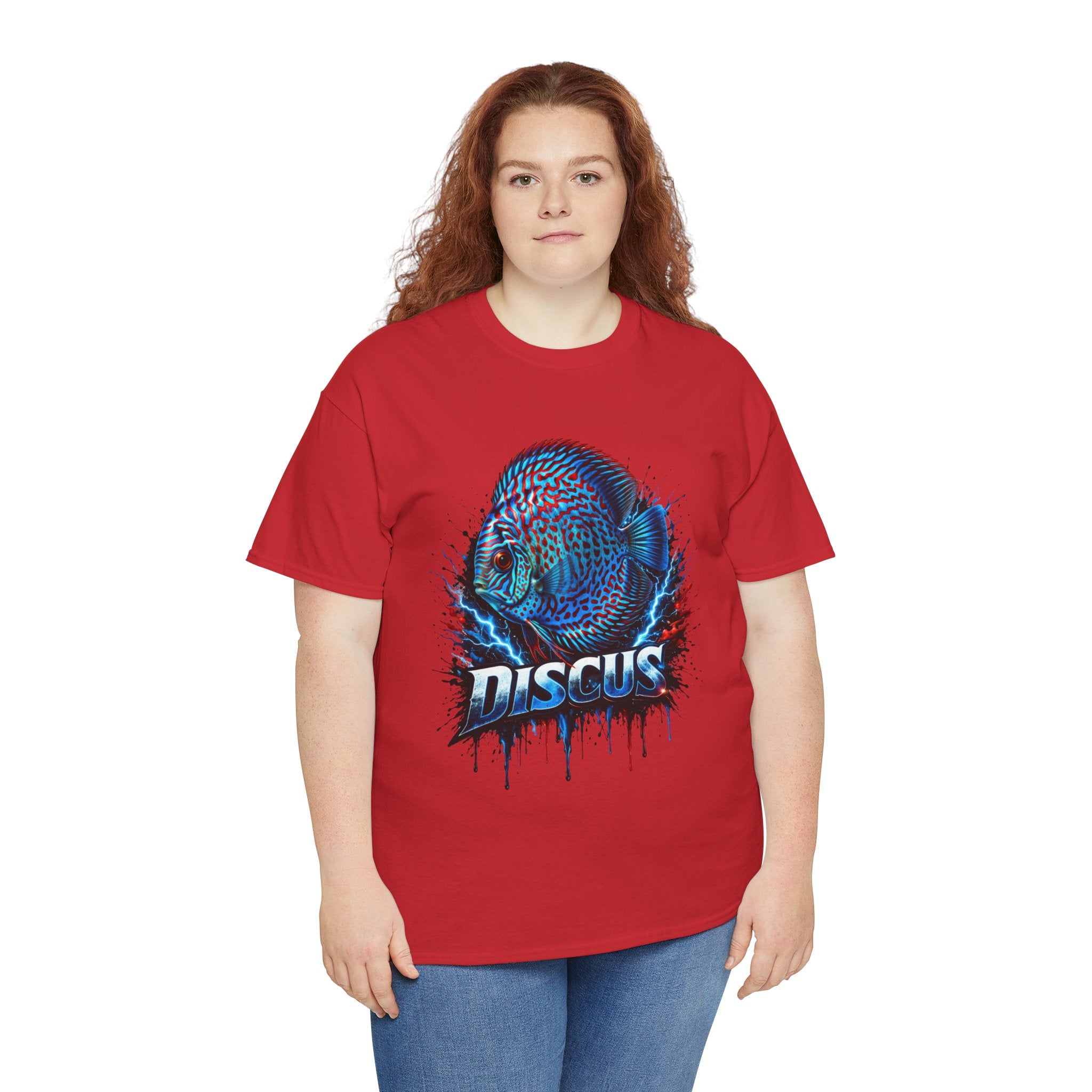 Discus Fish Graphic Tee - Vibrant Aquarium Fish Shirt