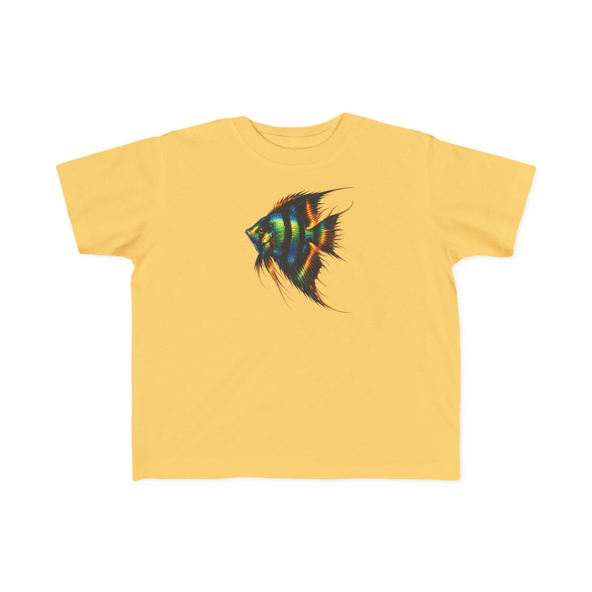 Toddler Fish Tee — Colorful Angelfish Graphic Kids Shirt