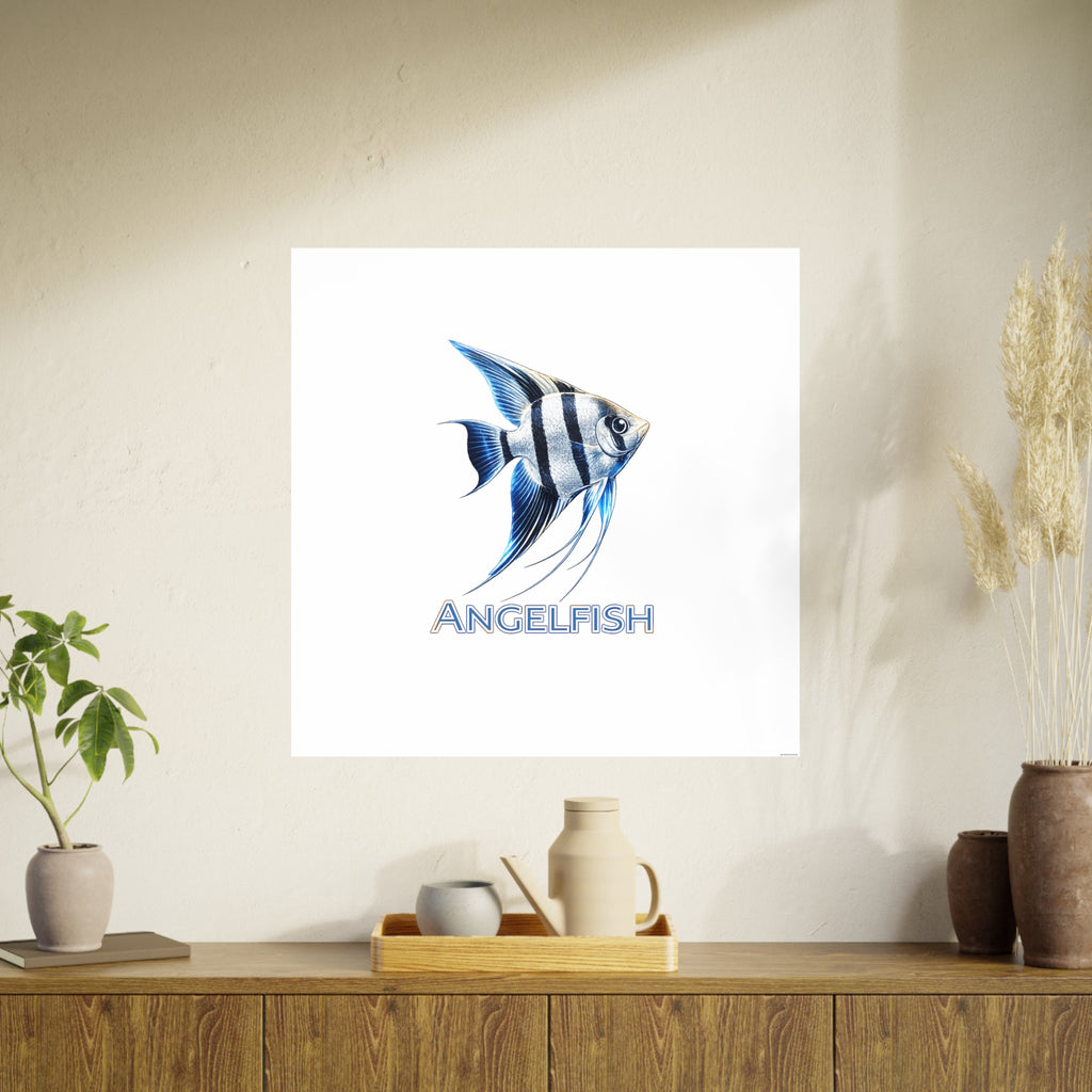 Angelfish – Premium Satin Photo Art Poster