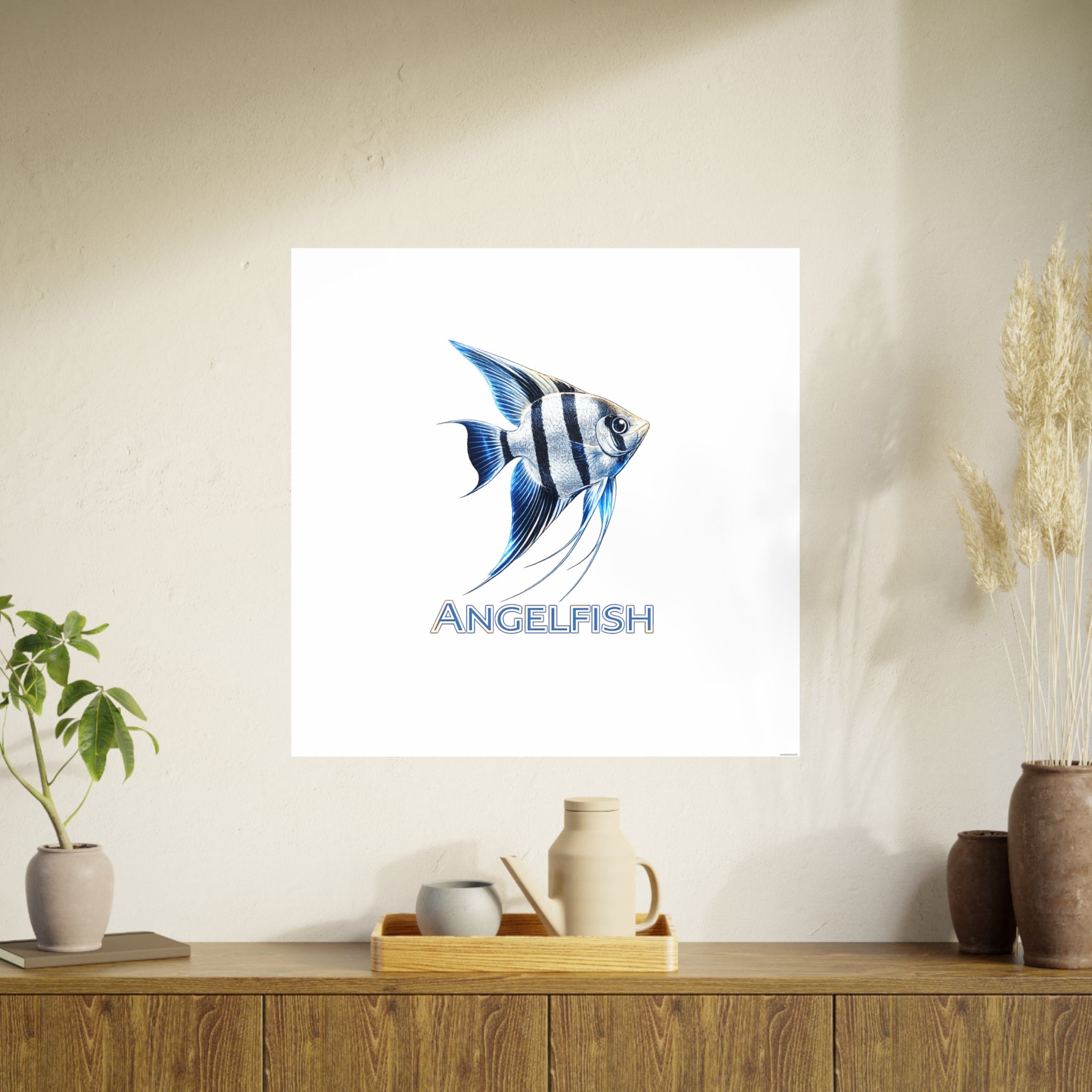 Angelfish – Premium Satin Photo Art Poster