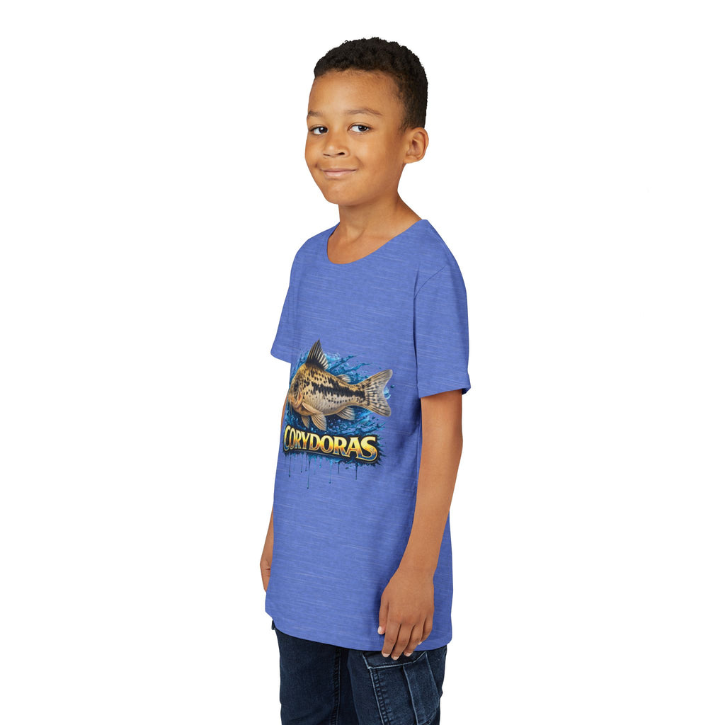 Corydoras Fish Youth Tee – Cute Aquarium Catfish Graphic Shirt
