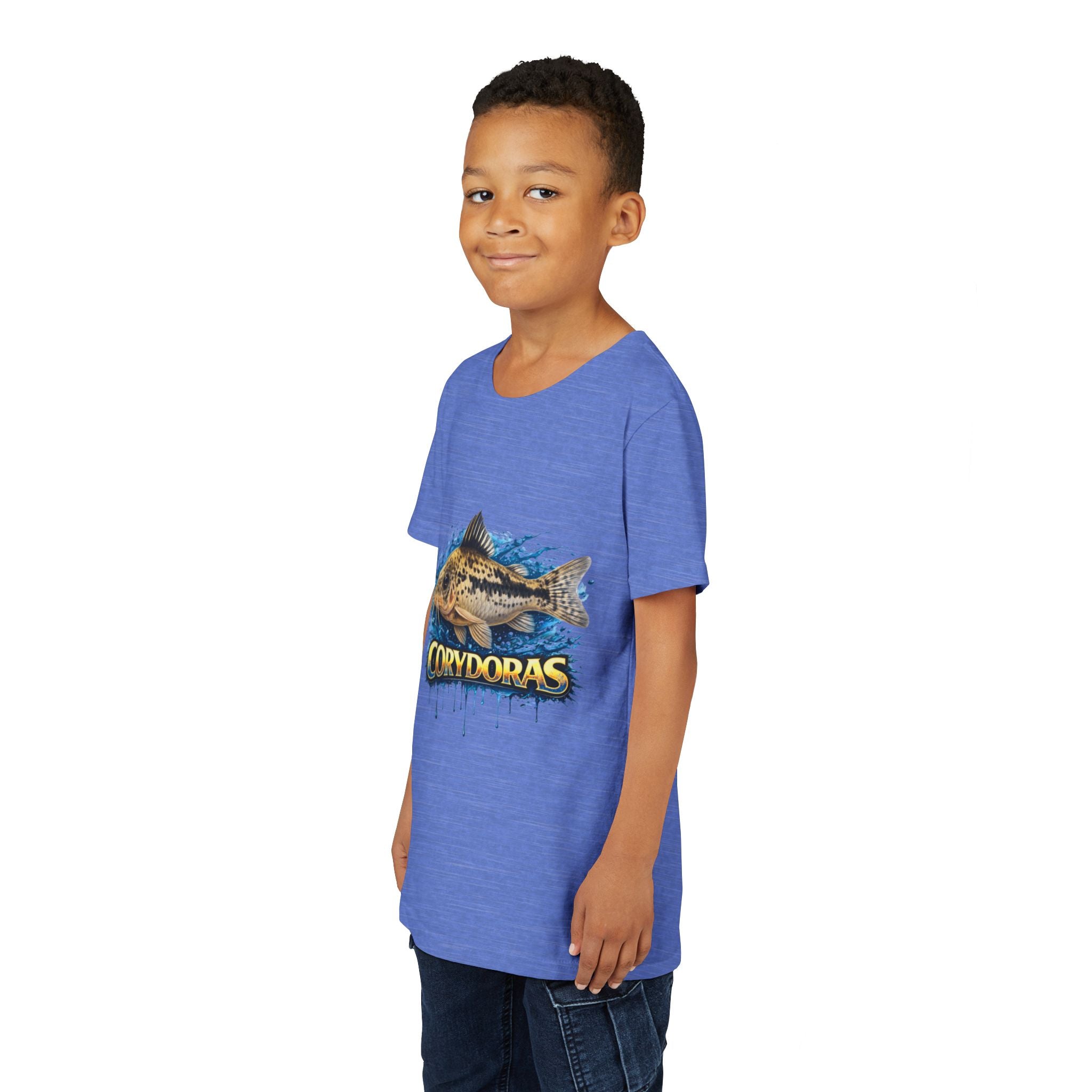 Corydoras Fish Youth Tee – Cute Aquarium Catfish Graphic Shirt