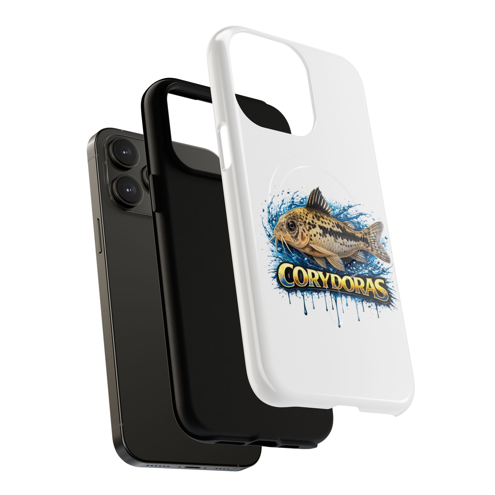 Corydoras Tough Magnetic Phone Case — Protective Fish Aquarium Design