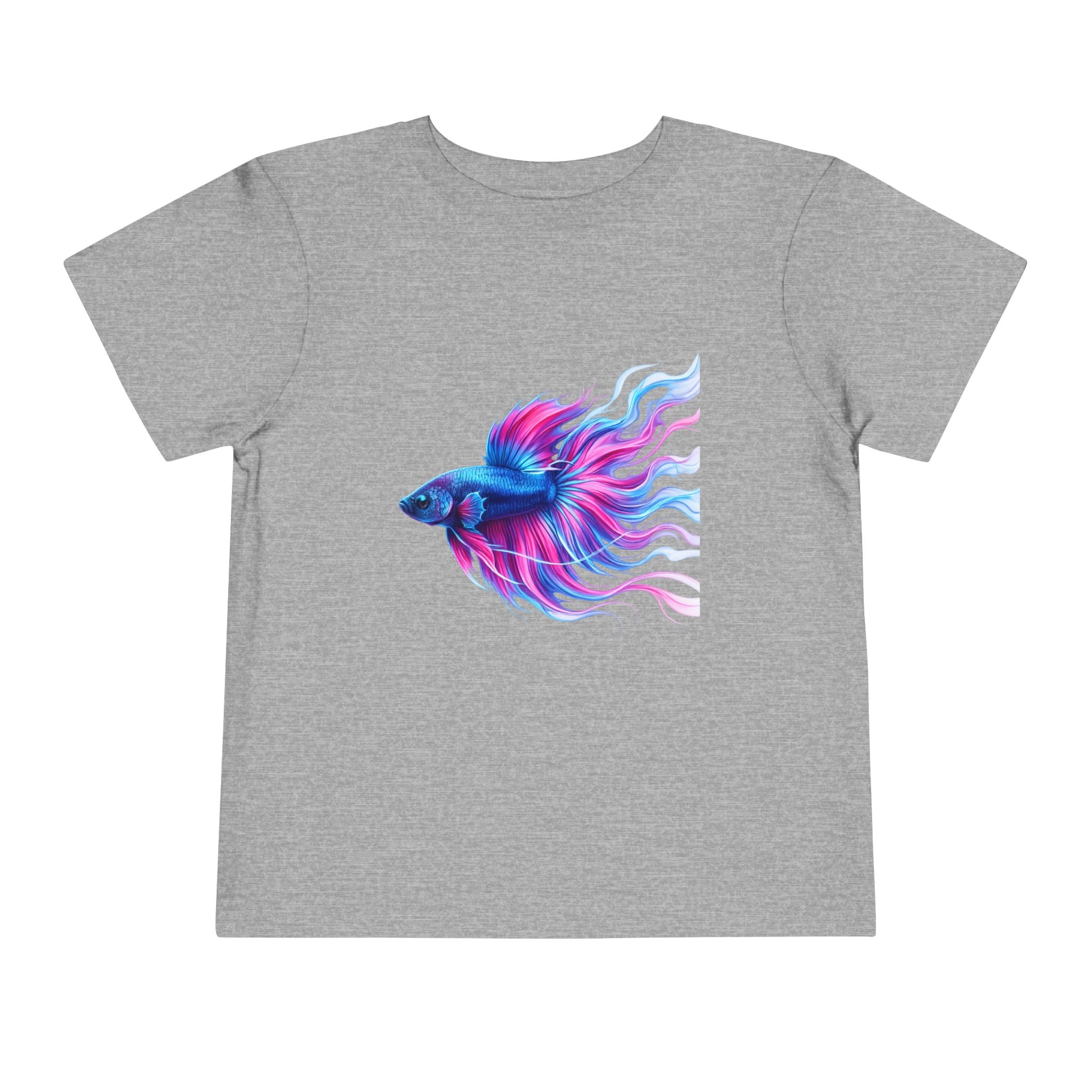 Toddler Tee — Colorful Betta Fish Graphic Kids Shirt