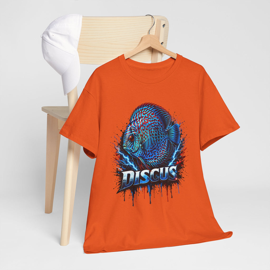 Discus Fish Graphic Tee - Vibrant Aquarium Fish Shirt