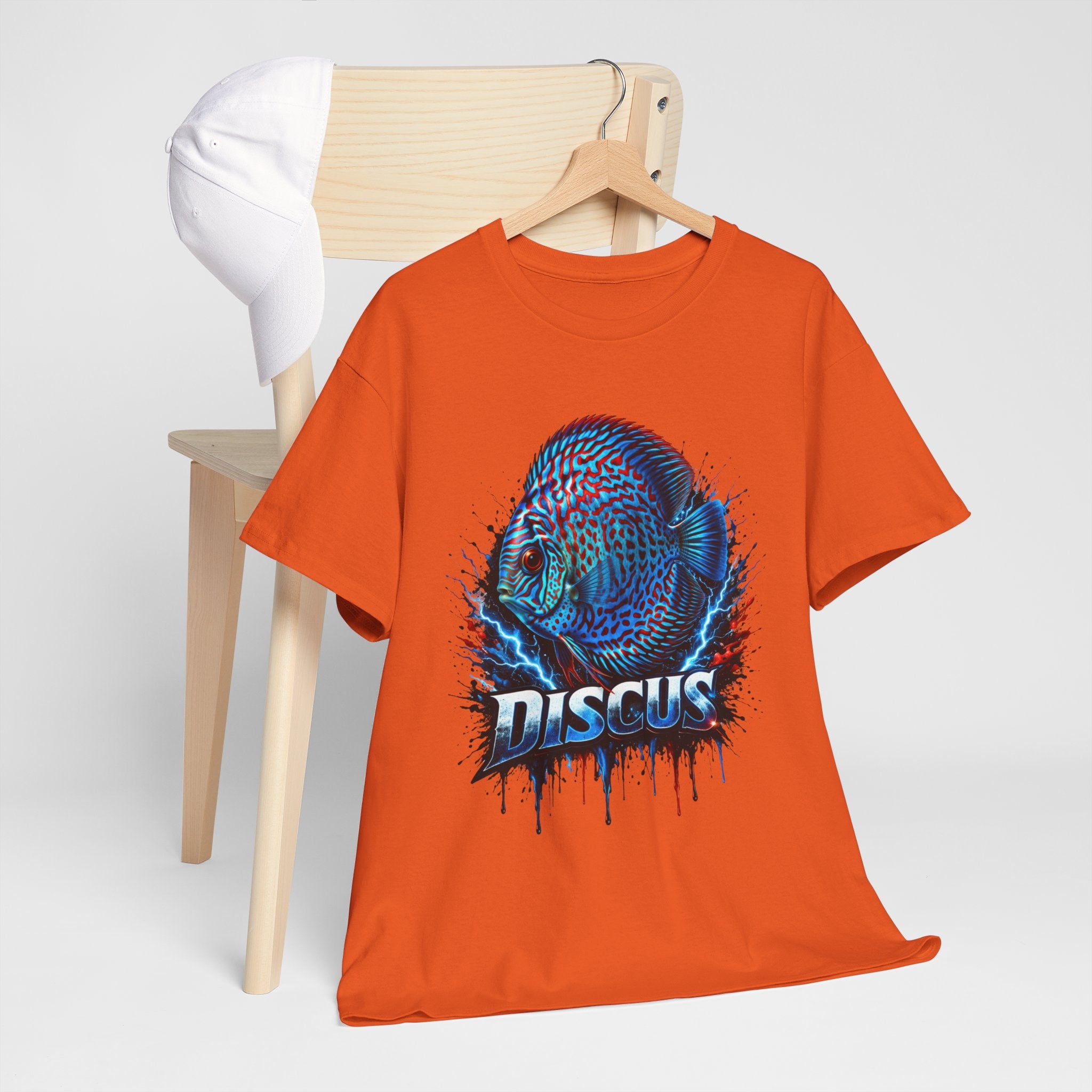 Discus Fish Graphic Tee - Vibrant Aquarium Fish Shirt
