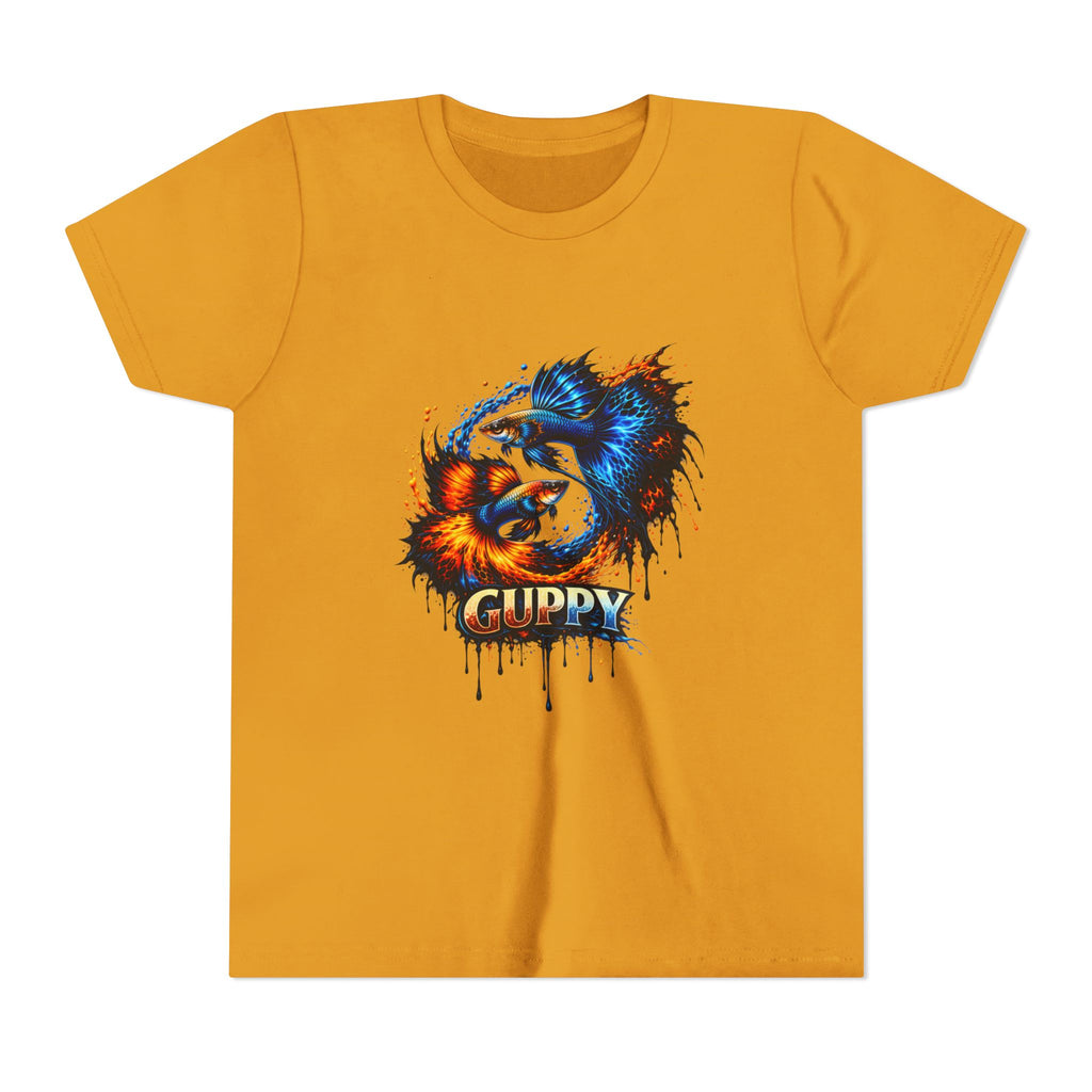 Fire & Ice Guppy – Youth "Neon Flare" Premium Tee