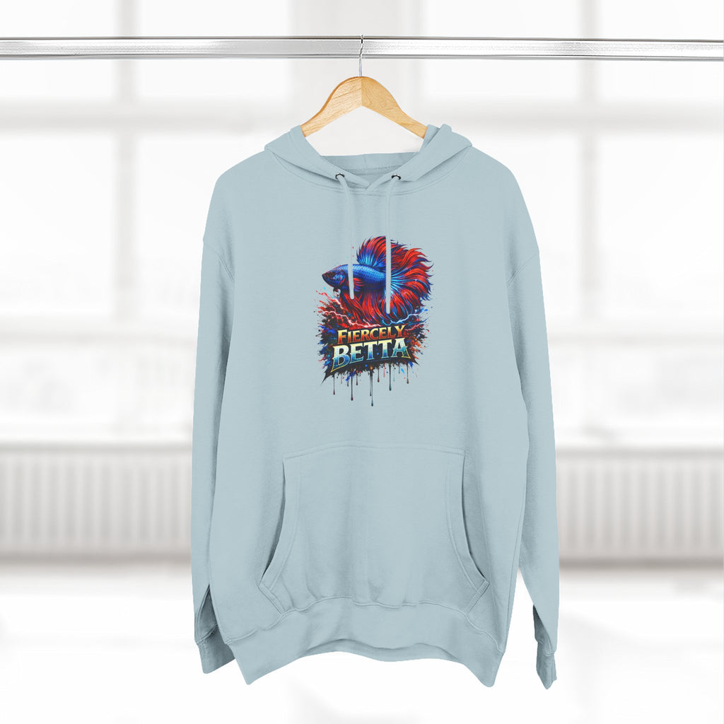 Fiercely Betta – Premium "Neon Flare" 3-End Fleece Hoodie