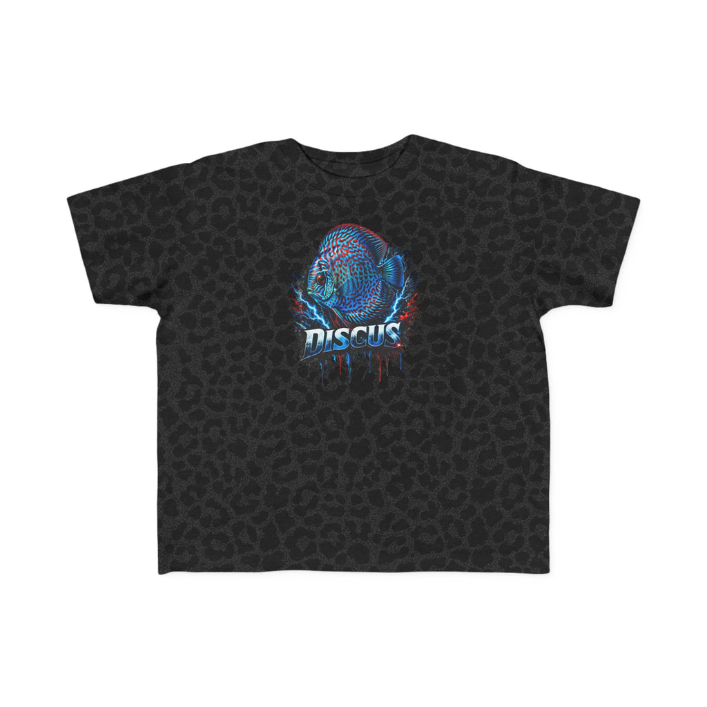 Discus Fish Toddler Tee — Colorful Aquarium Graphic Shirt