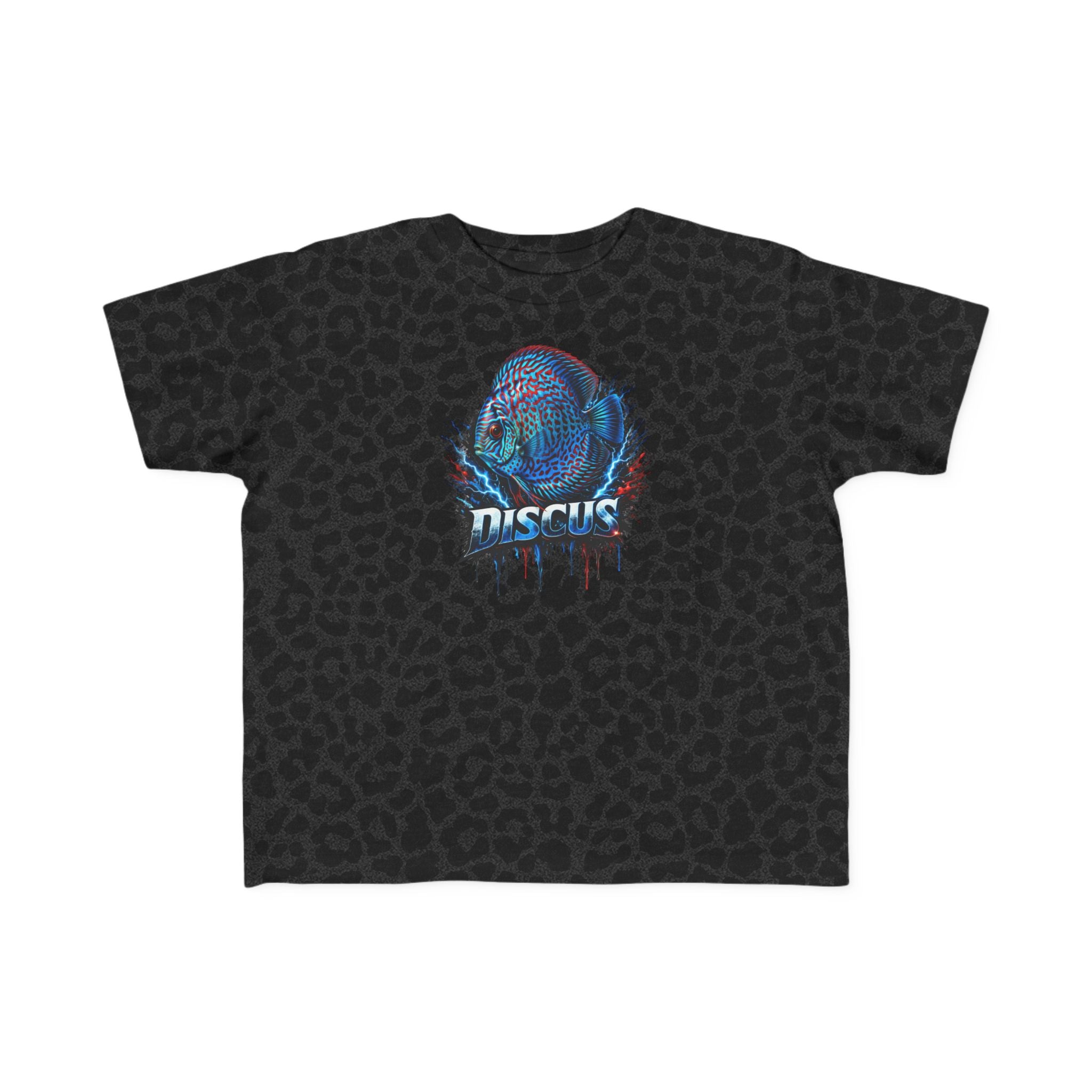 Discus Fish Toddler Tee — Colorful Aquarium Graphic Shirt
