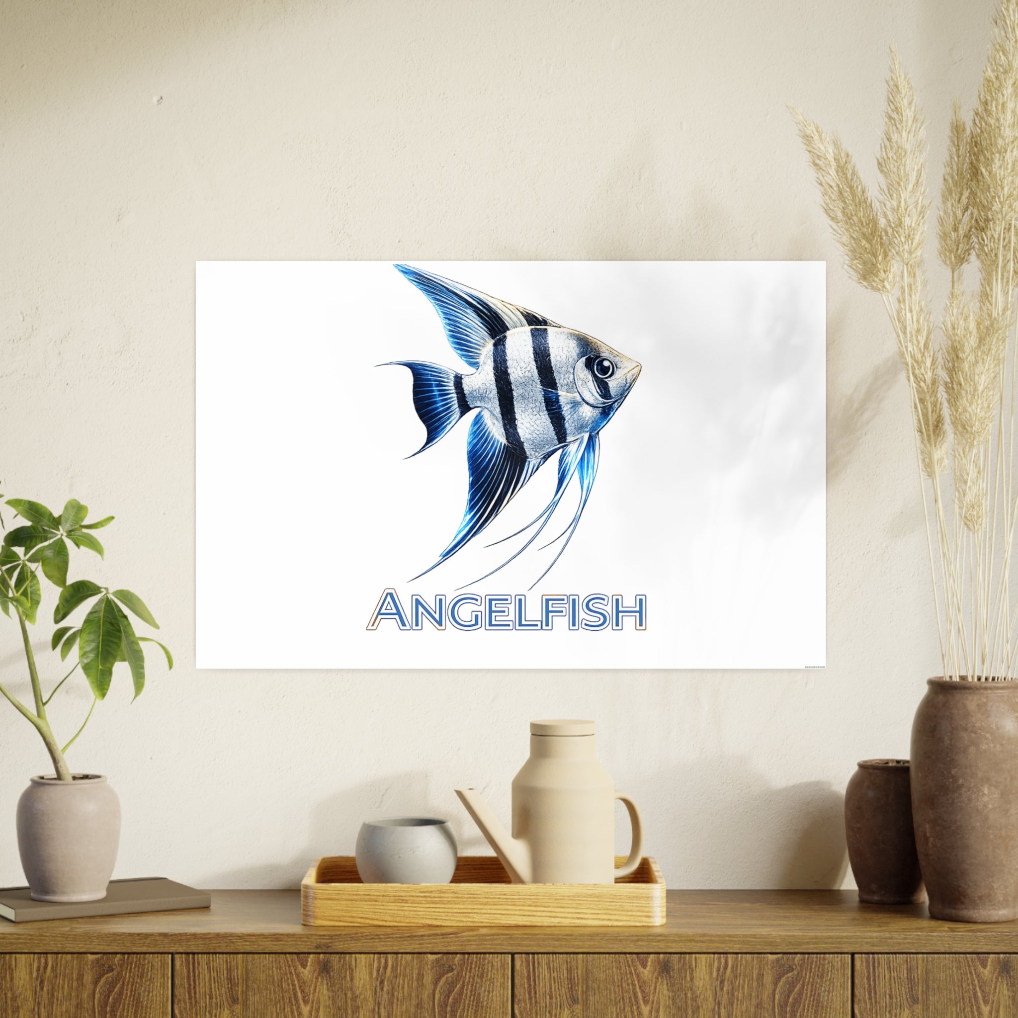 Angelfish – Premium Satin Photo Art Poster