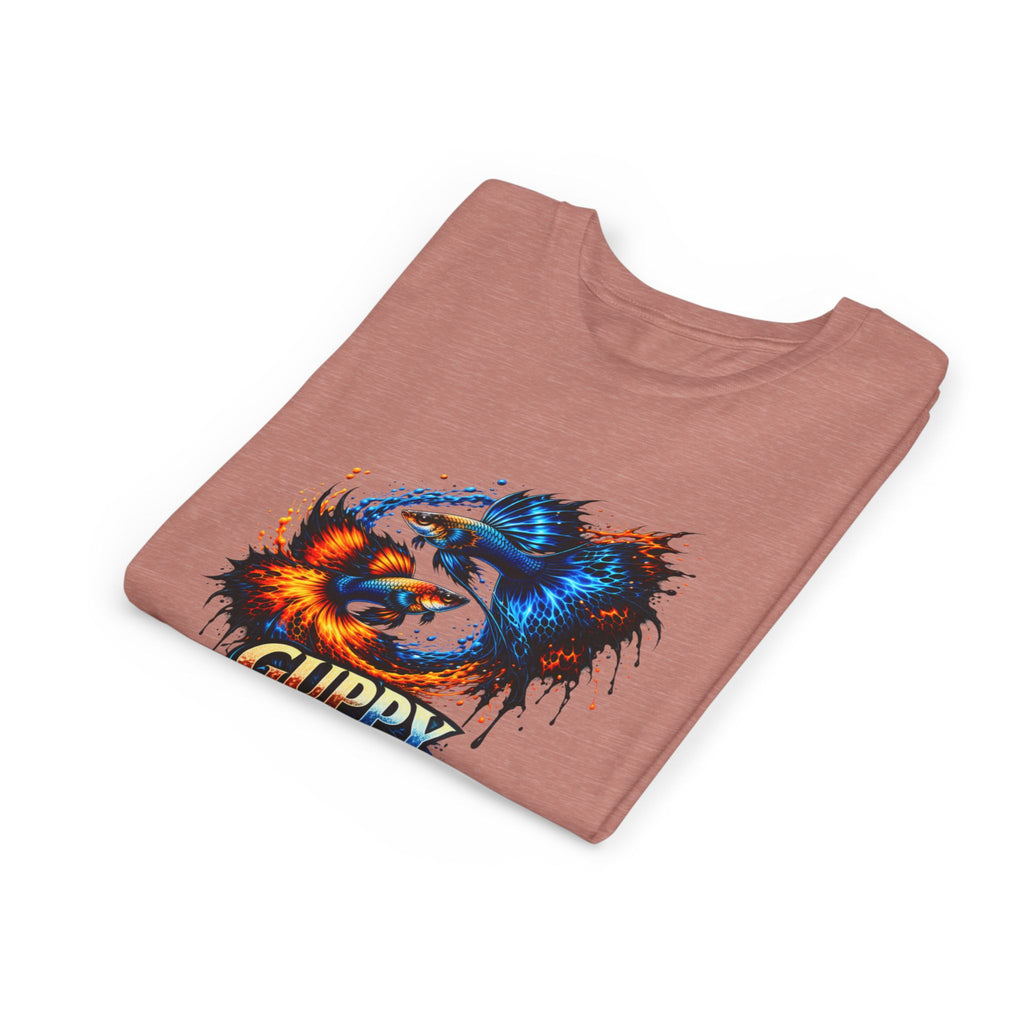 Fire & Ice Guppy – Youth "Neon Flare" Premium Tee