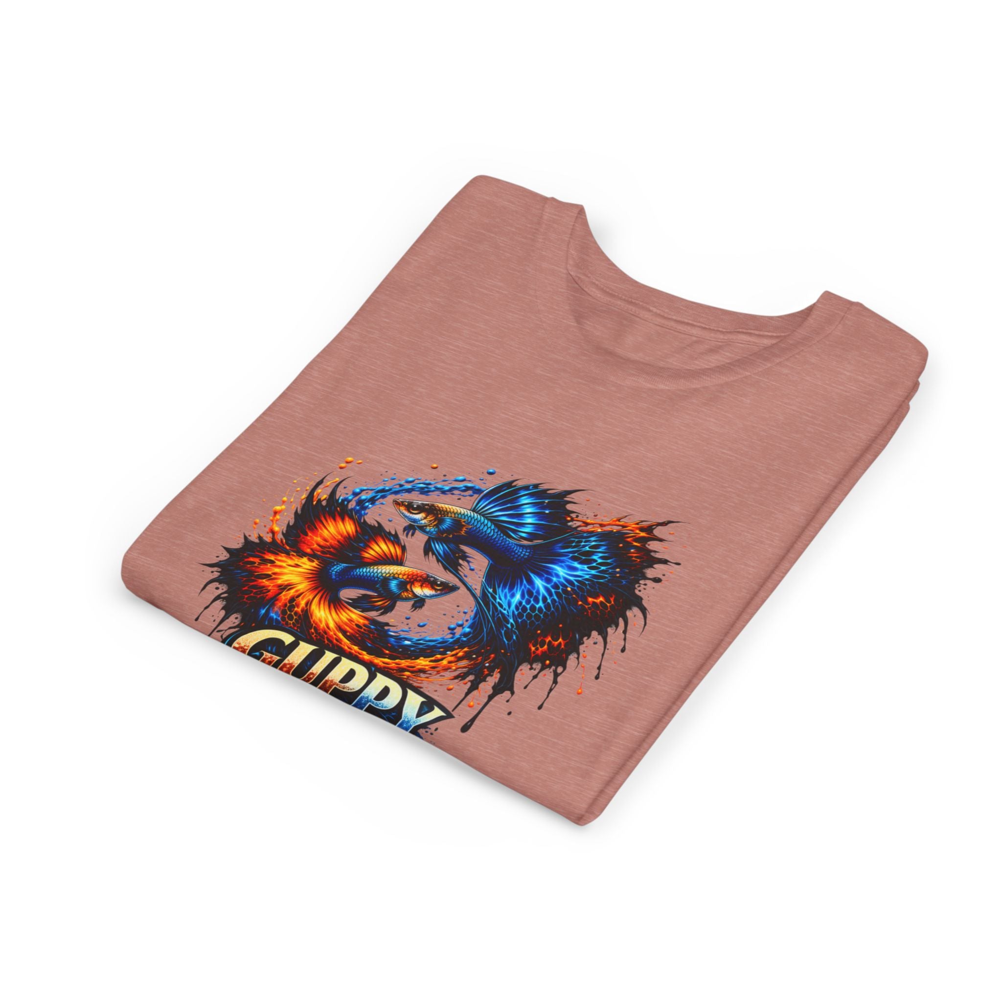 Fire & Ice Guppy – Youth "Neon Flare" Premium Tee