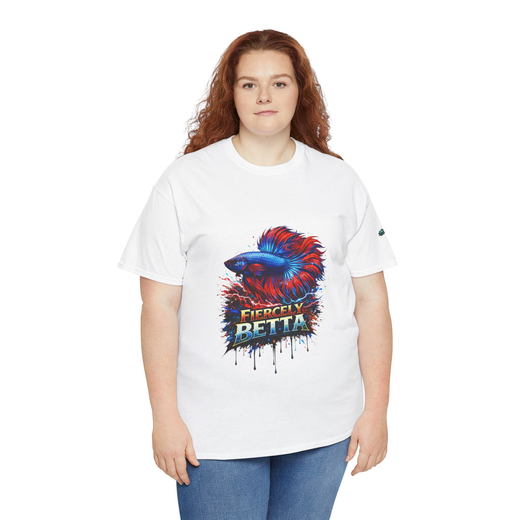 Betta Fish T-Shirt — Fiercely Betta Colorful Aquarium Fish Tee