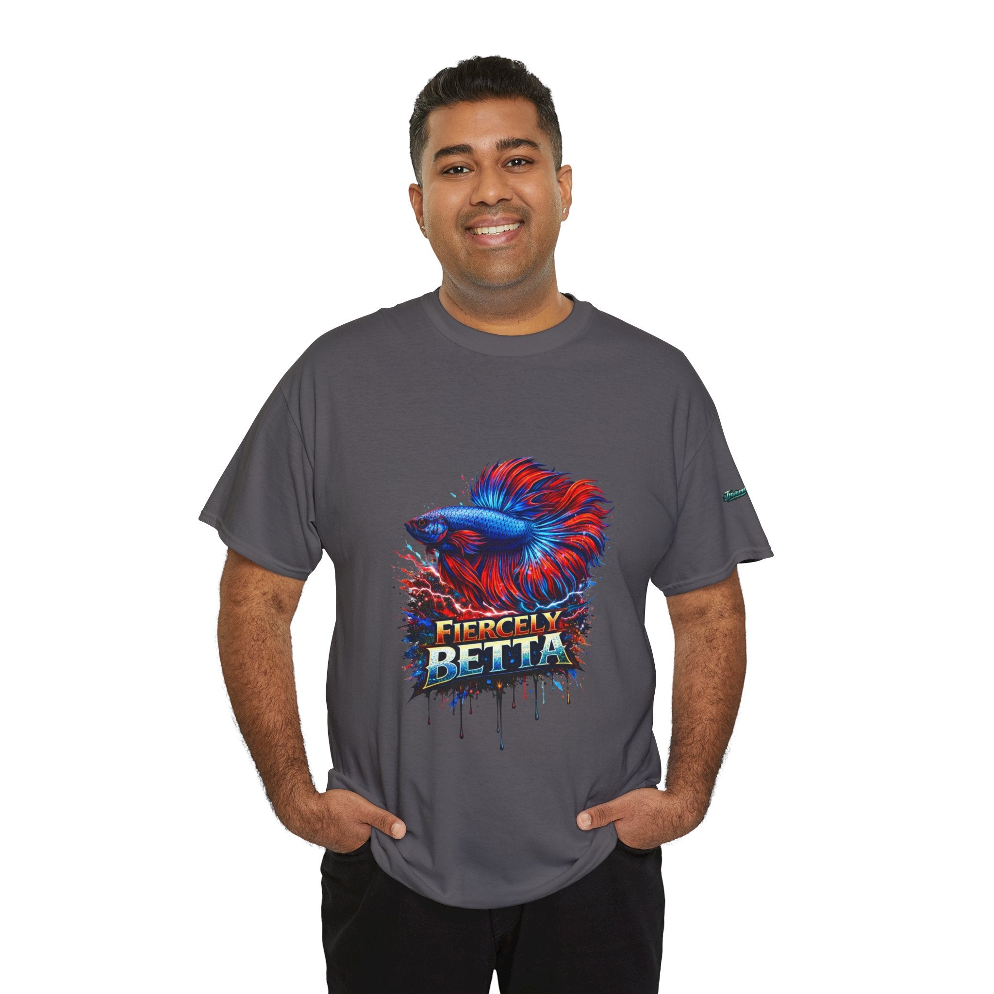 Betta Fish T-Shirt — Fiercely Betta Colorful Aquarium Fish Tee