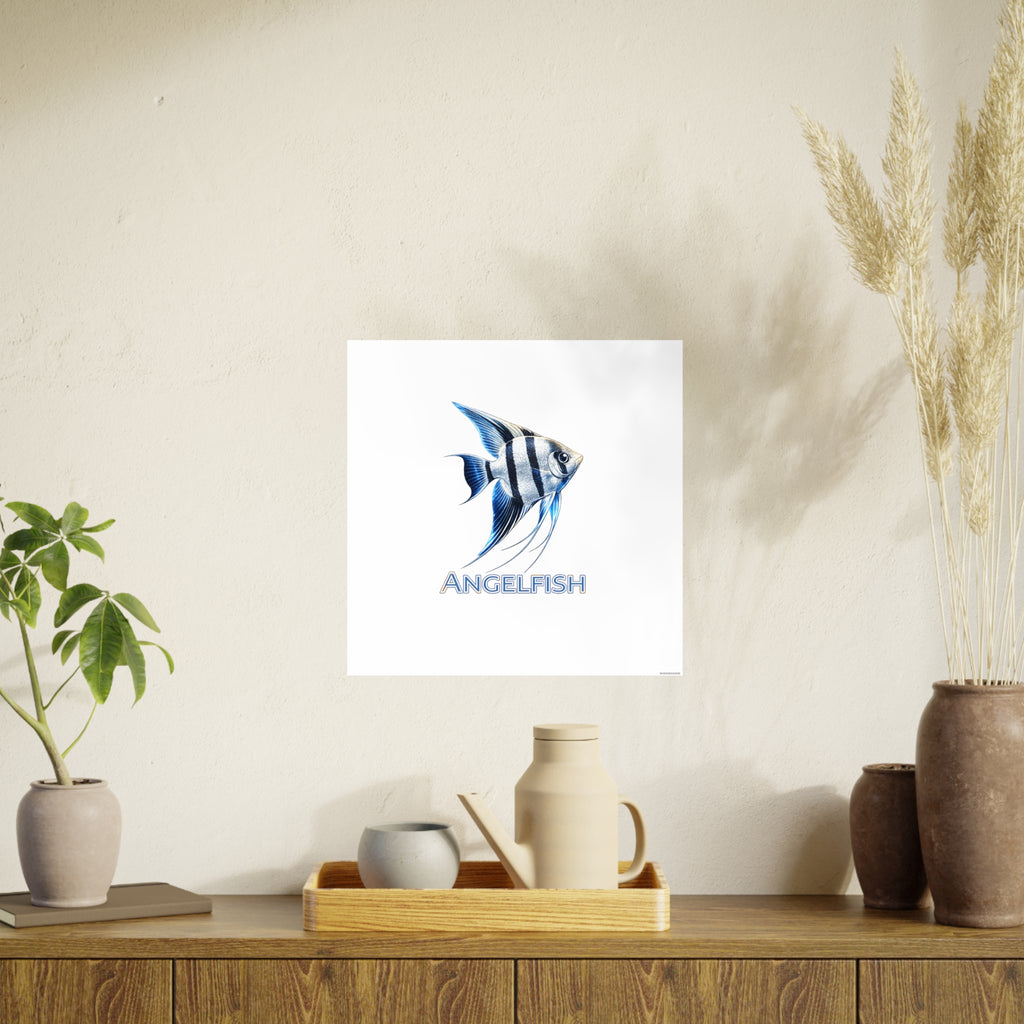 Angelfish – Premium Satin Photo Art Poster