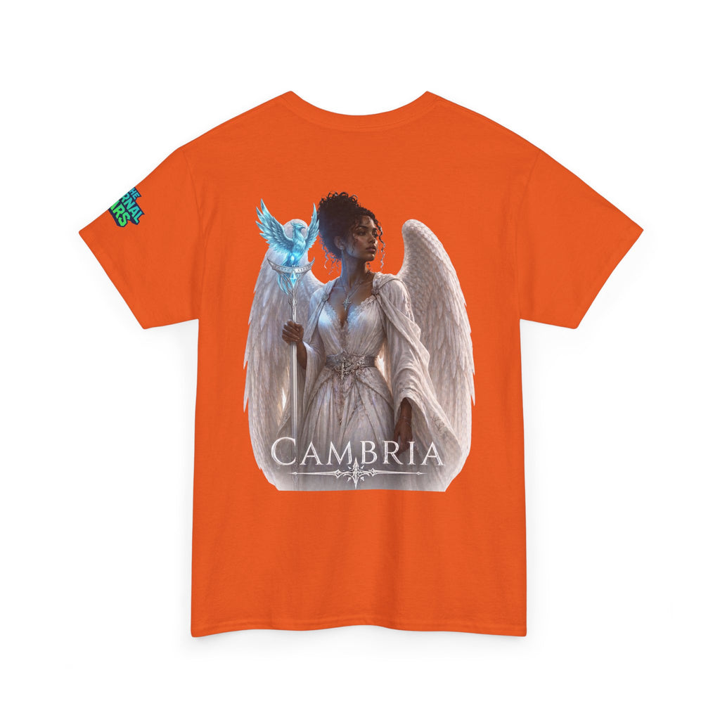 The Eternal Wars Graphic Tee – "Cambria" Winged Warrior Shirt
