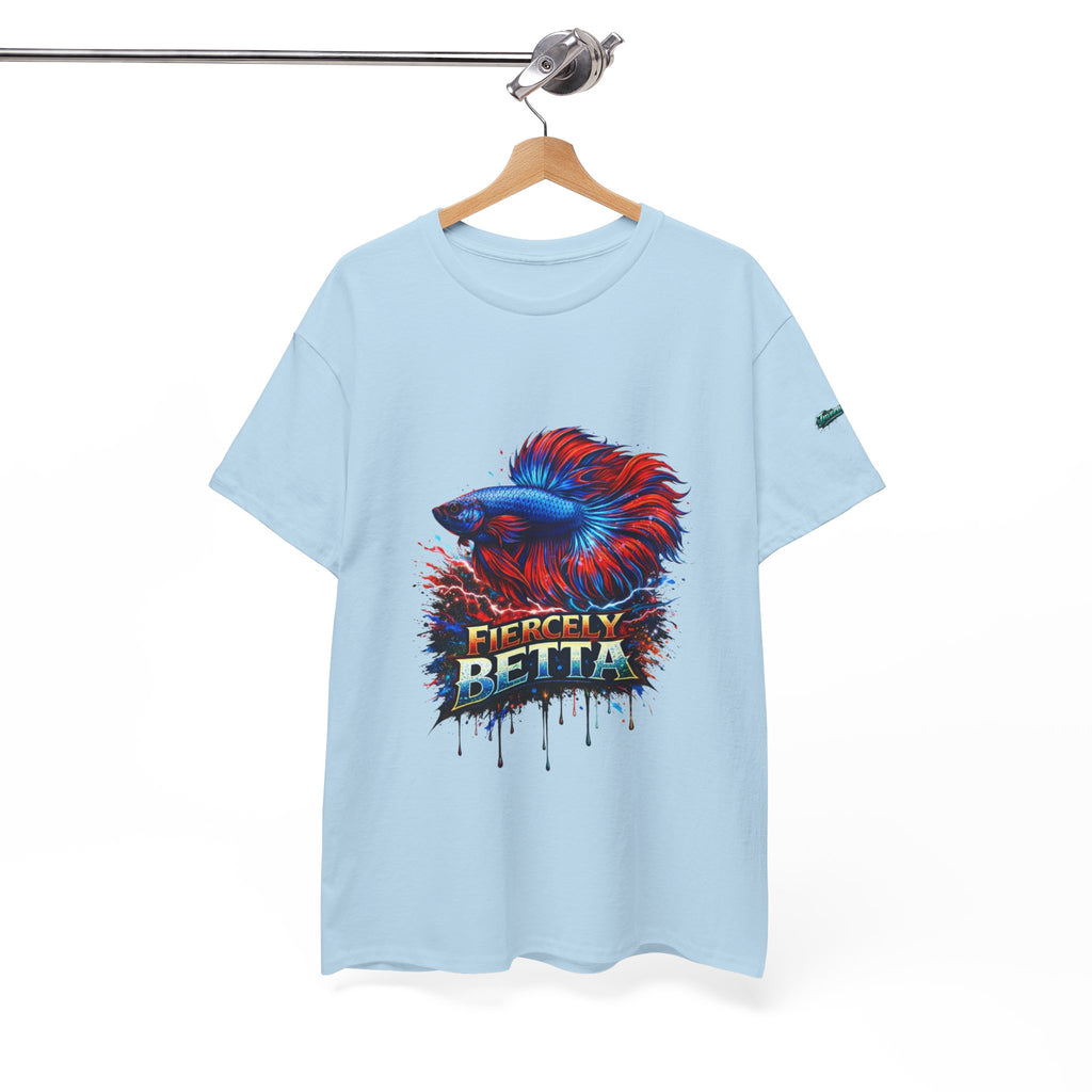 Betta Fish T-Shirt — Fiercely Betta Colorful Aquarium Fish Tee