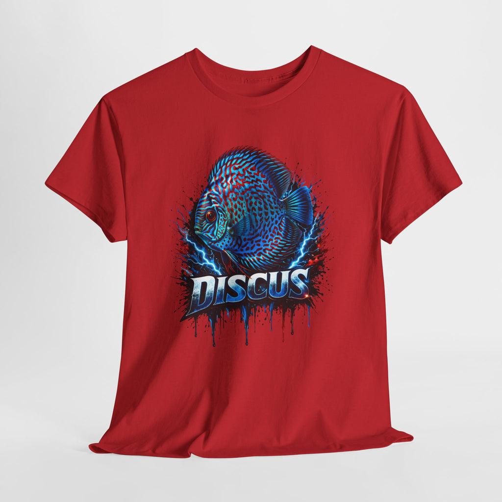 Discus Fish Graphic Tee - Vibrant Aquarium Fish Shirt