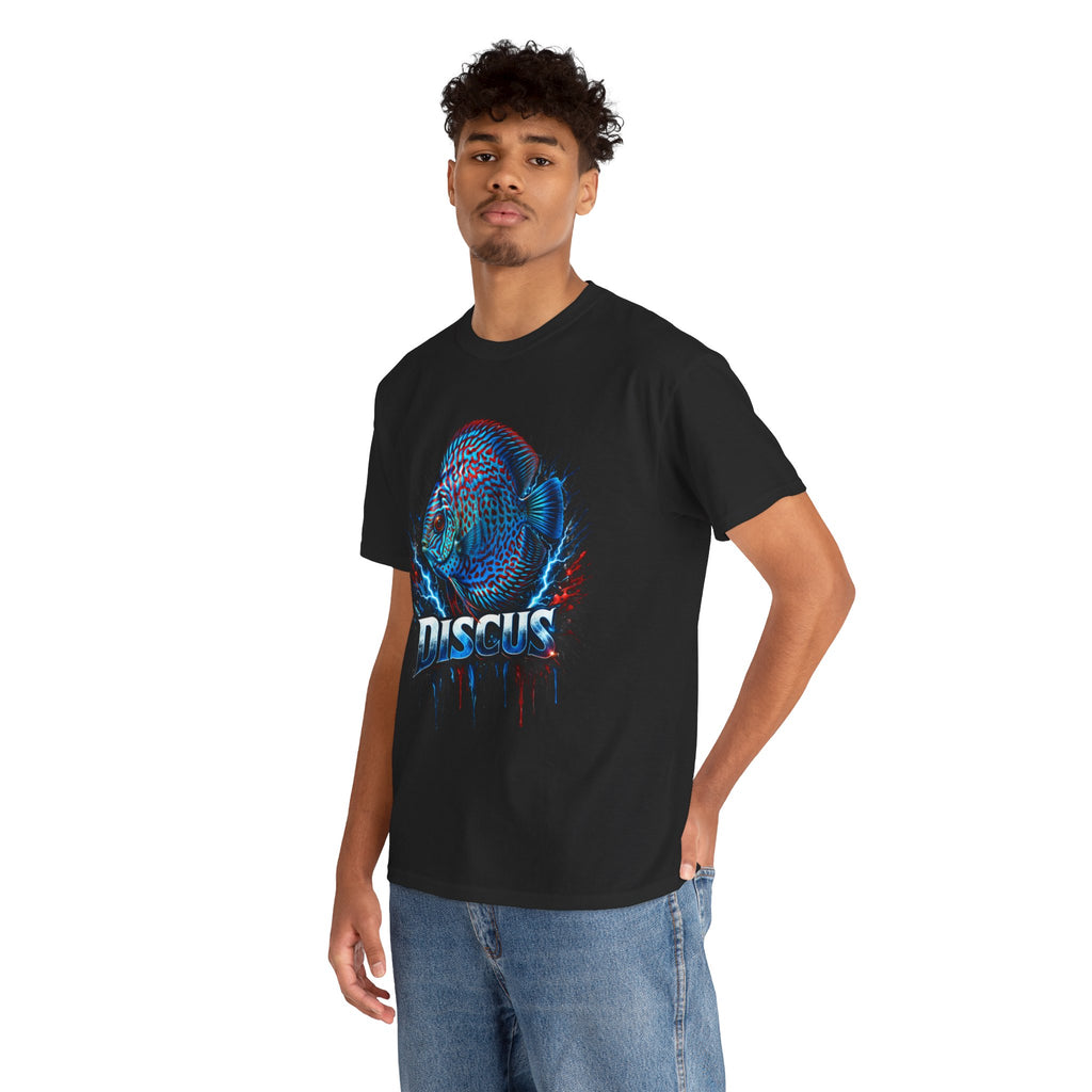 Discus Fish Graphic Tee - Vibrant Aquarium Fish Shirt