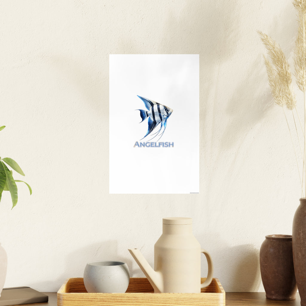 Angelfish – Premium Satin Photo Art Poster
