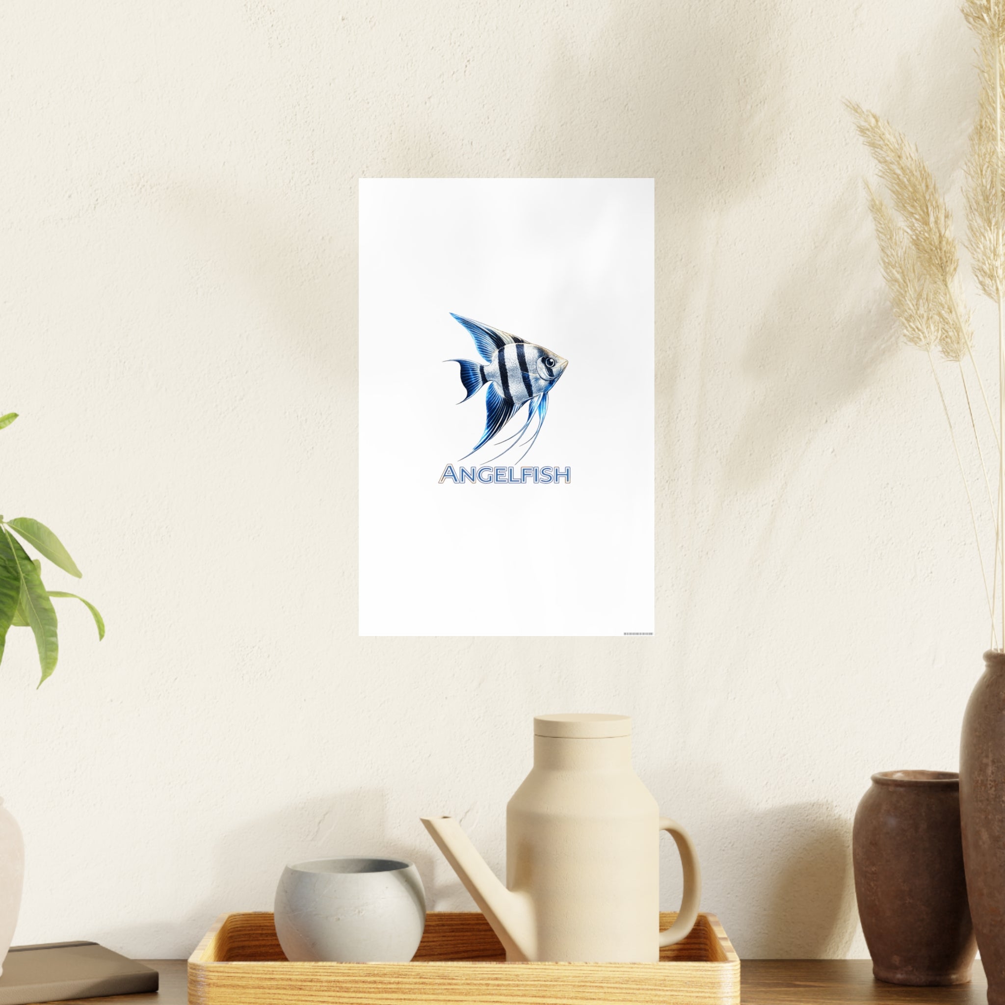 Angelfish – Premium Satin Photo Art Poster