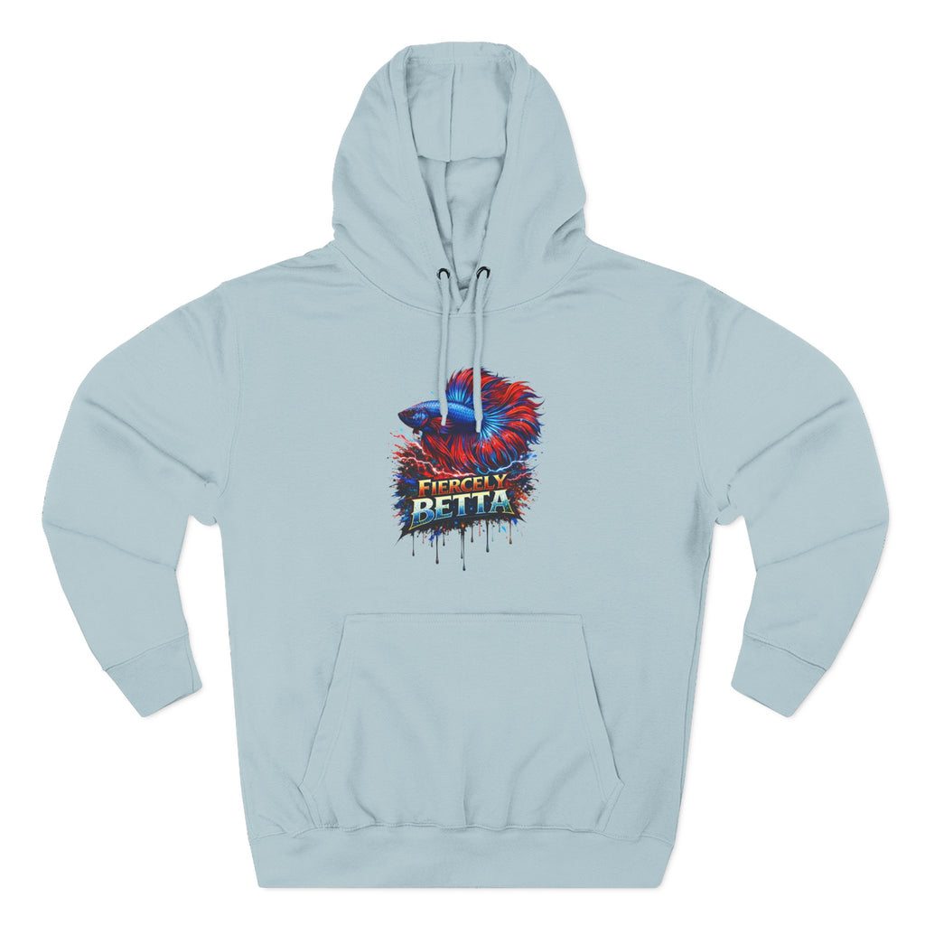 Fiercely Betta – Premium "Neon Flare" 3-End Fleece Hoodie