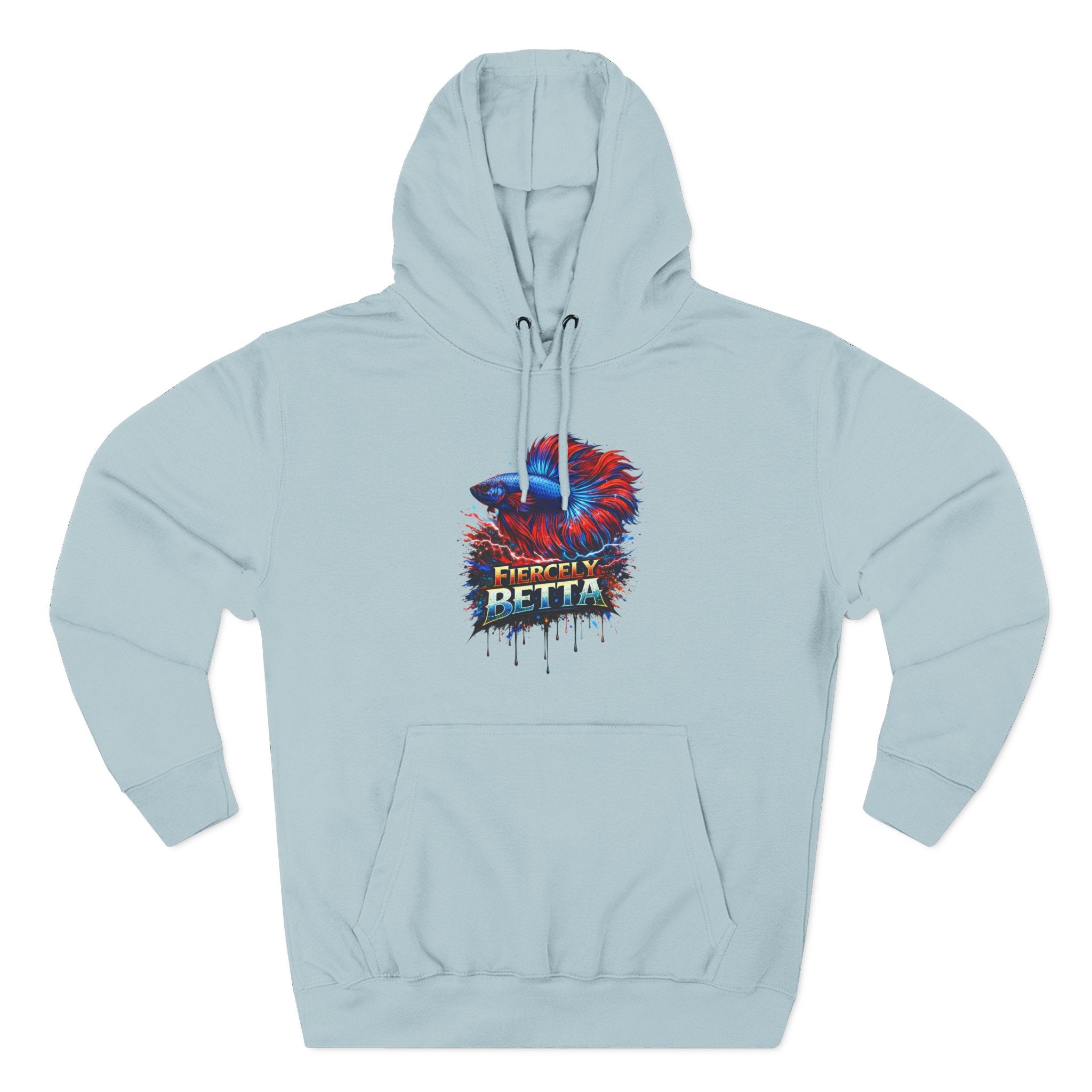Fiercely Betta – Premium "Neon Flare" 3-End Fleece Hoodie