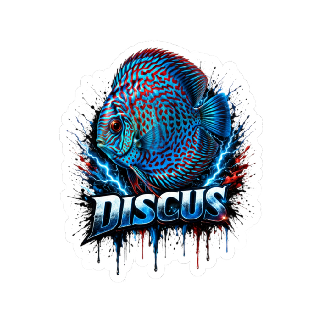 Electric Discus – Premium "Lightning" Kiss-Cut Sticker