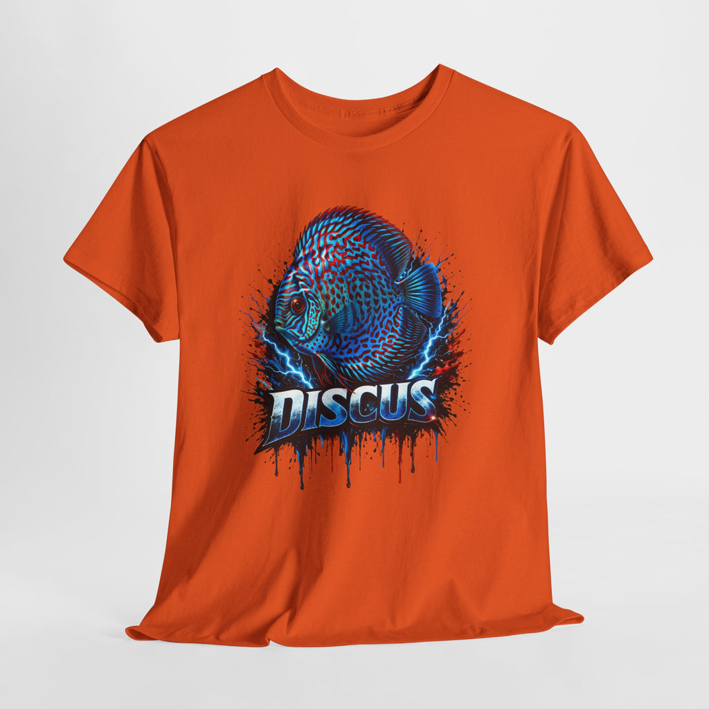Discus Fish Graphic Tee - Vibrant Aquarium Fish Shirt