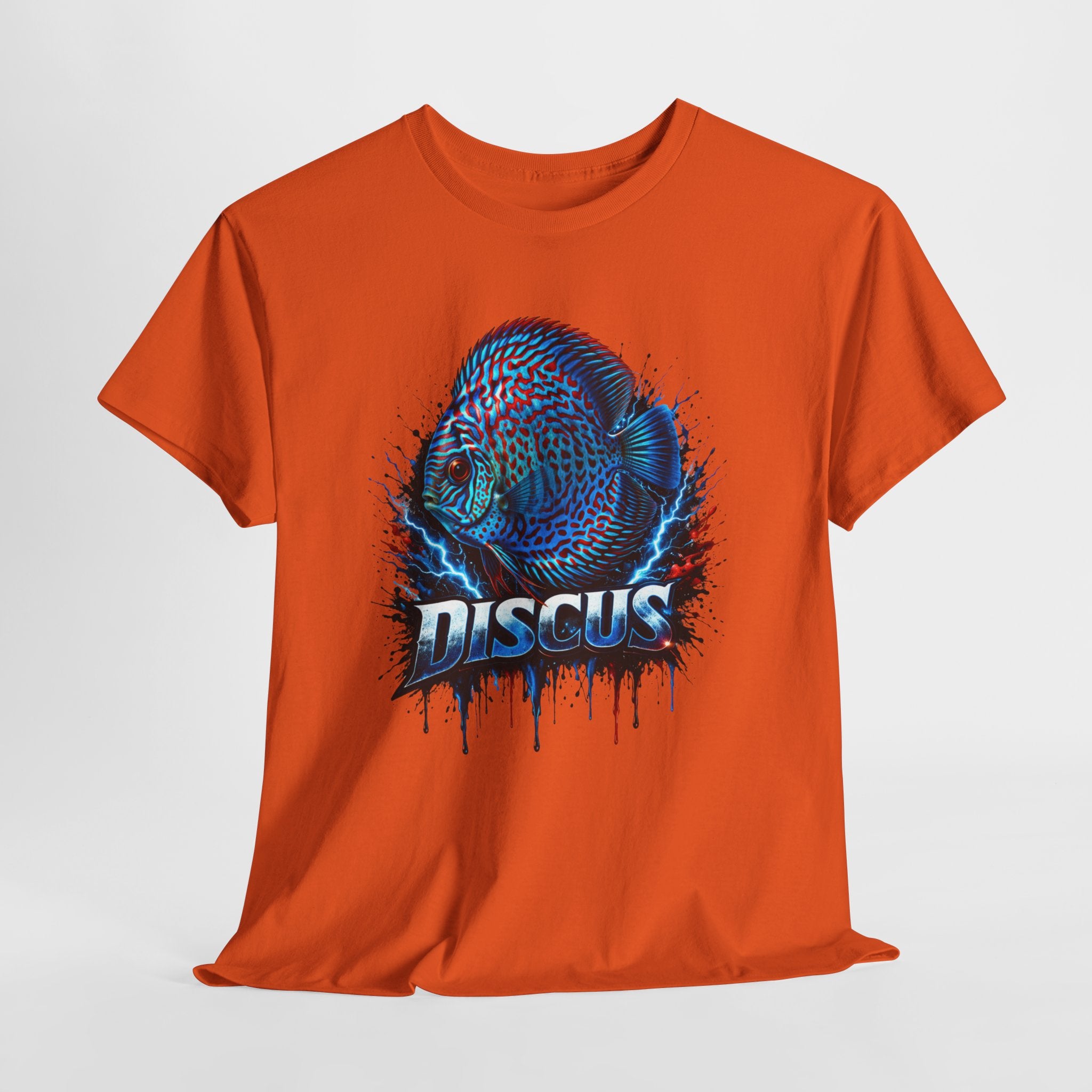 Discus Fish Graphic Tee - Vibrant Aquarium Fish Shirt