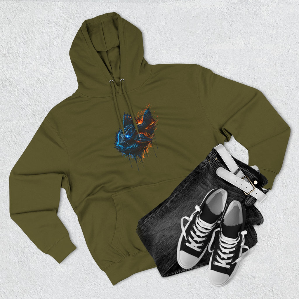 Armored Pleco L-185 – Premium Fleece Hooded Sweatshirt