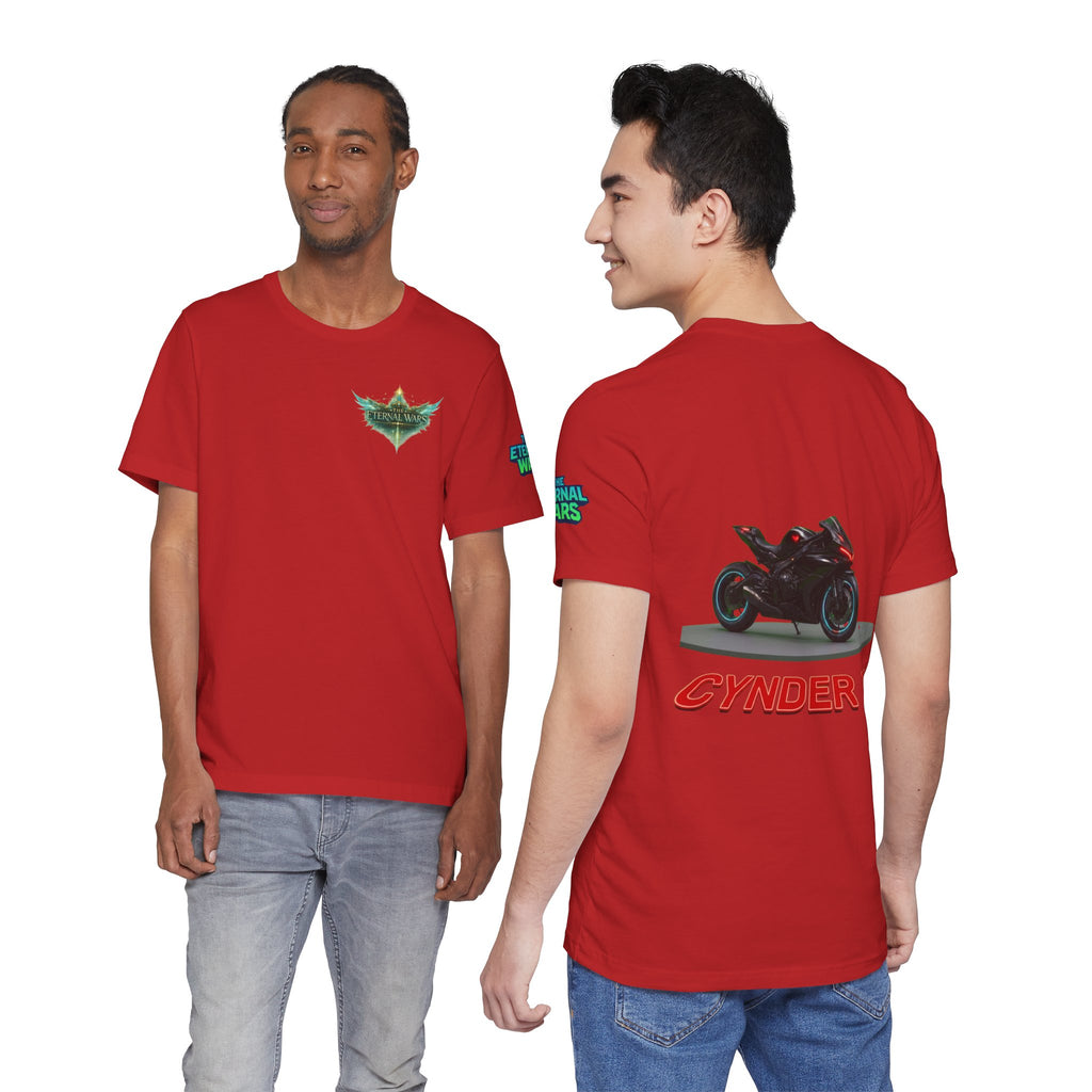 The Eternal Wars Motorcycle Tee — Cynder V Sportbike Graphic Shirt