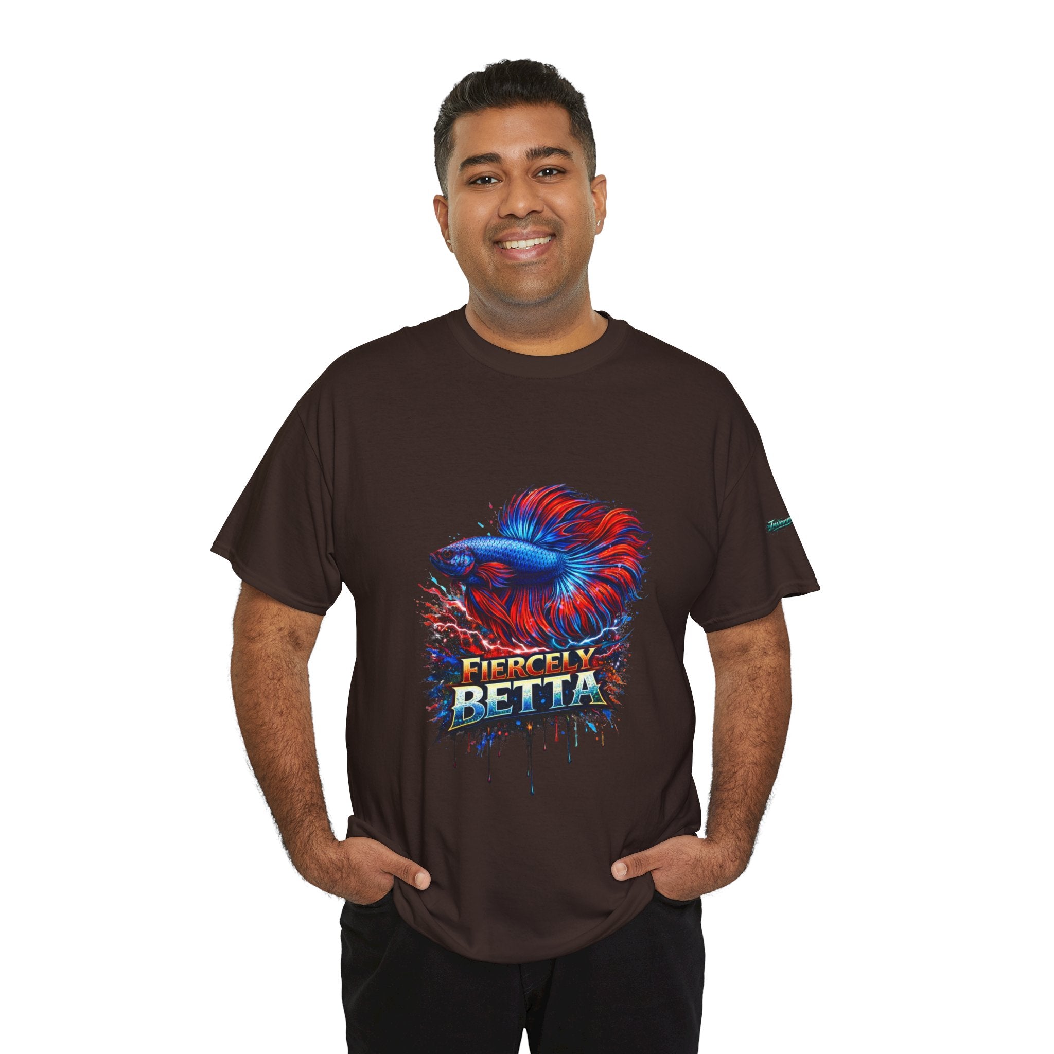 Betta Fish T-Shirt — Fiercely Betta Colorful Aquarium Fish Tee
