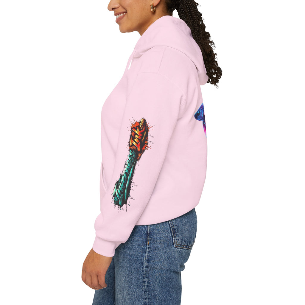 Electric Paint Betta — Artisan Series Hoodie — Inverness Ink Graphic Pullover