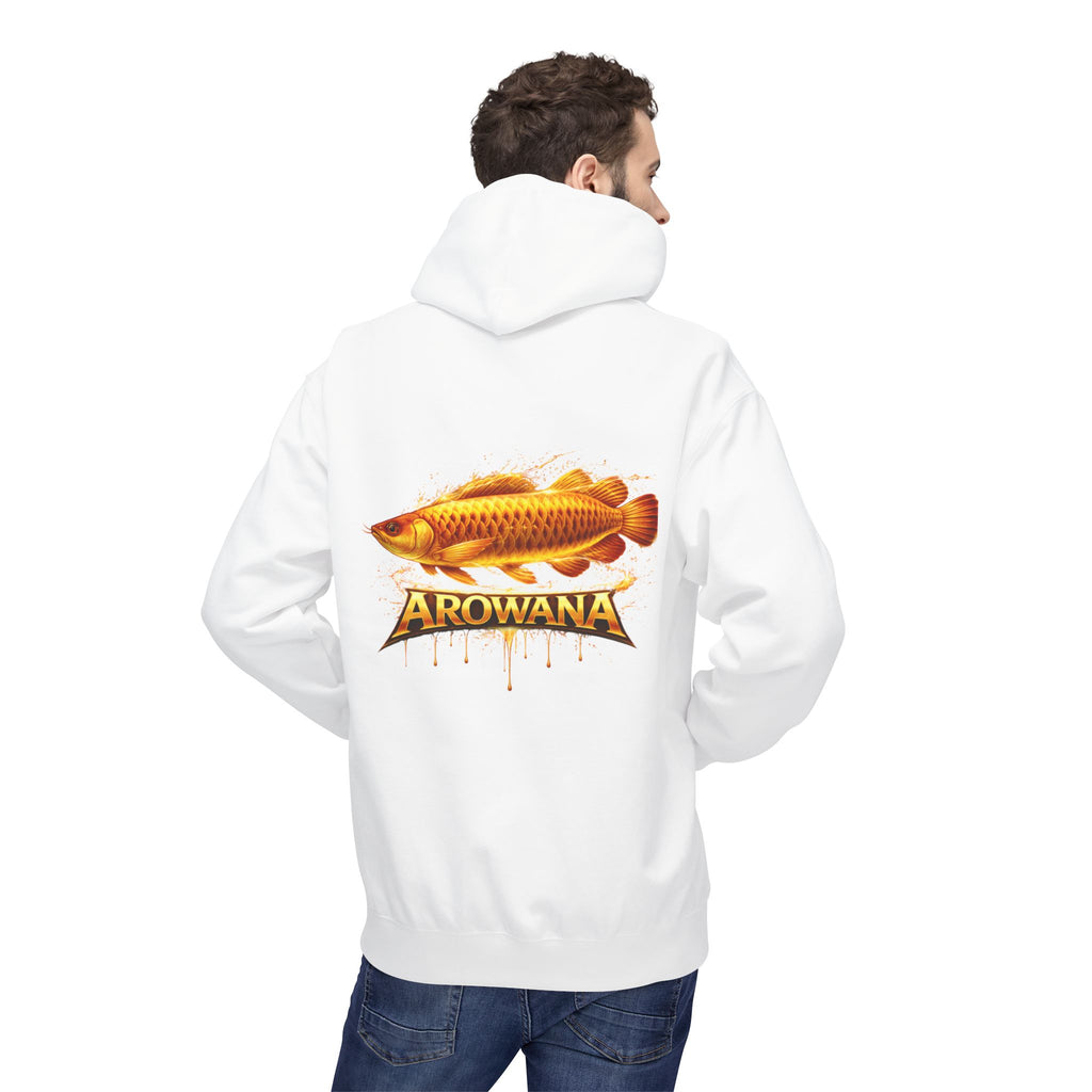 Arowana Fish Graphic Hoodie – Golden Arowana Design