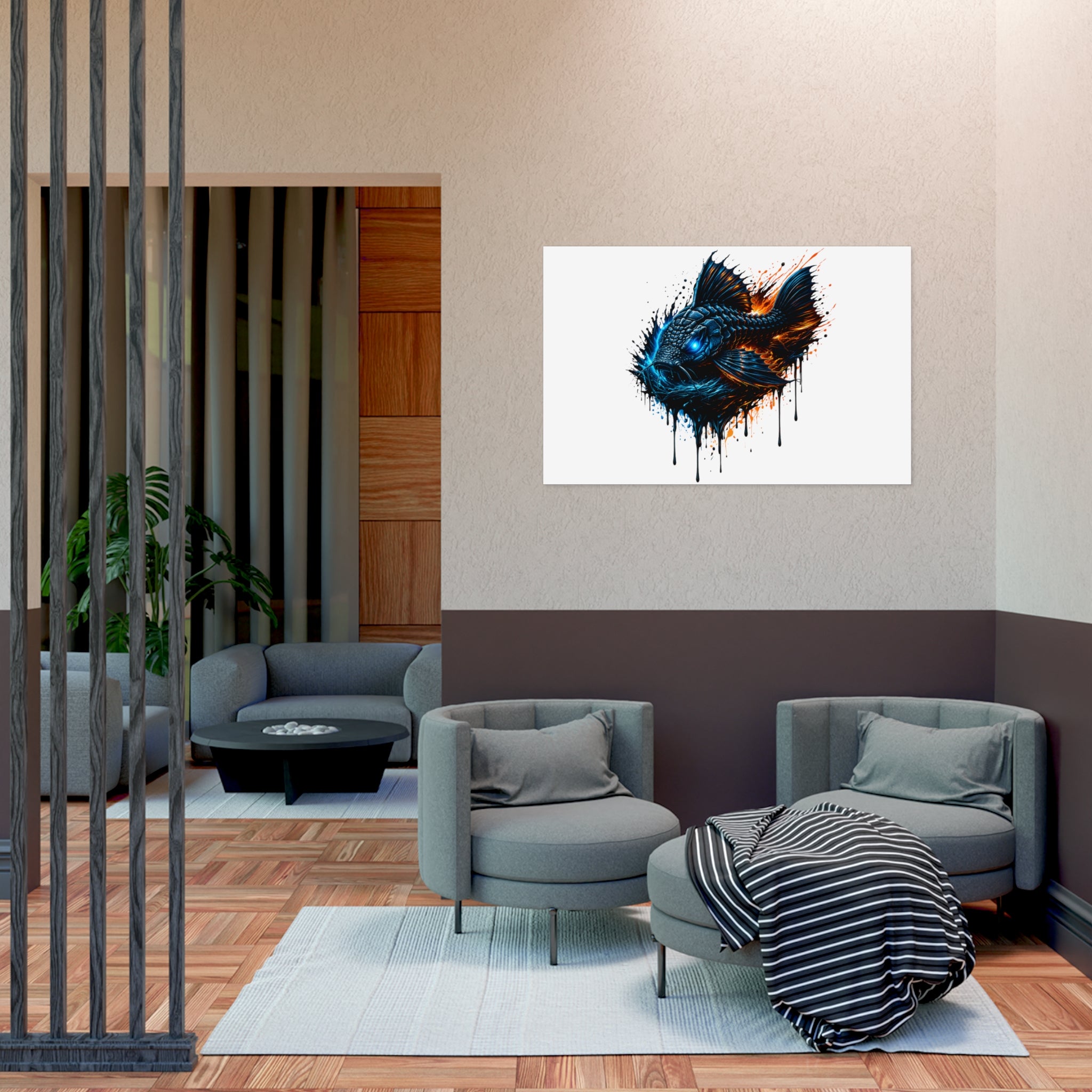 Armored Pleco – Premium Uncoated Matte Poster L-185