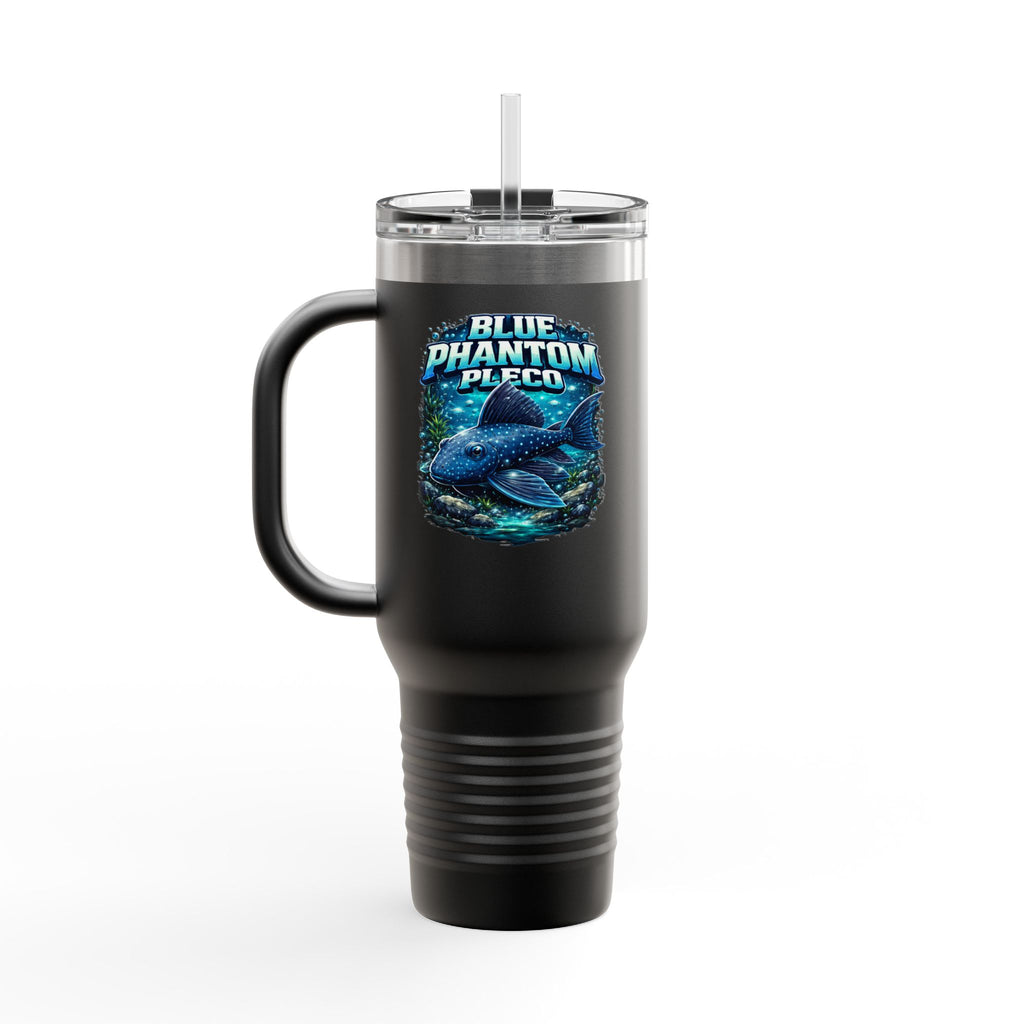 Blue Phantom Pleco L-128 – 40oz Premium Insulated Travel Mug, 40oz