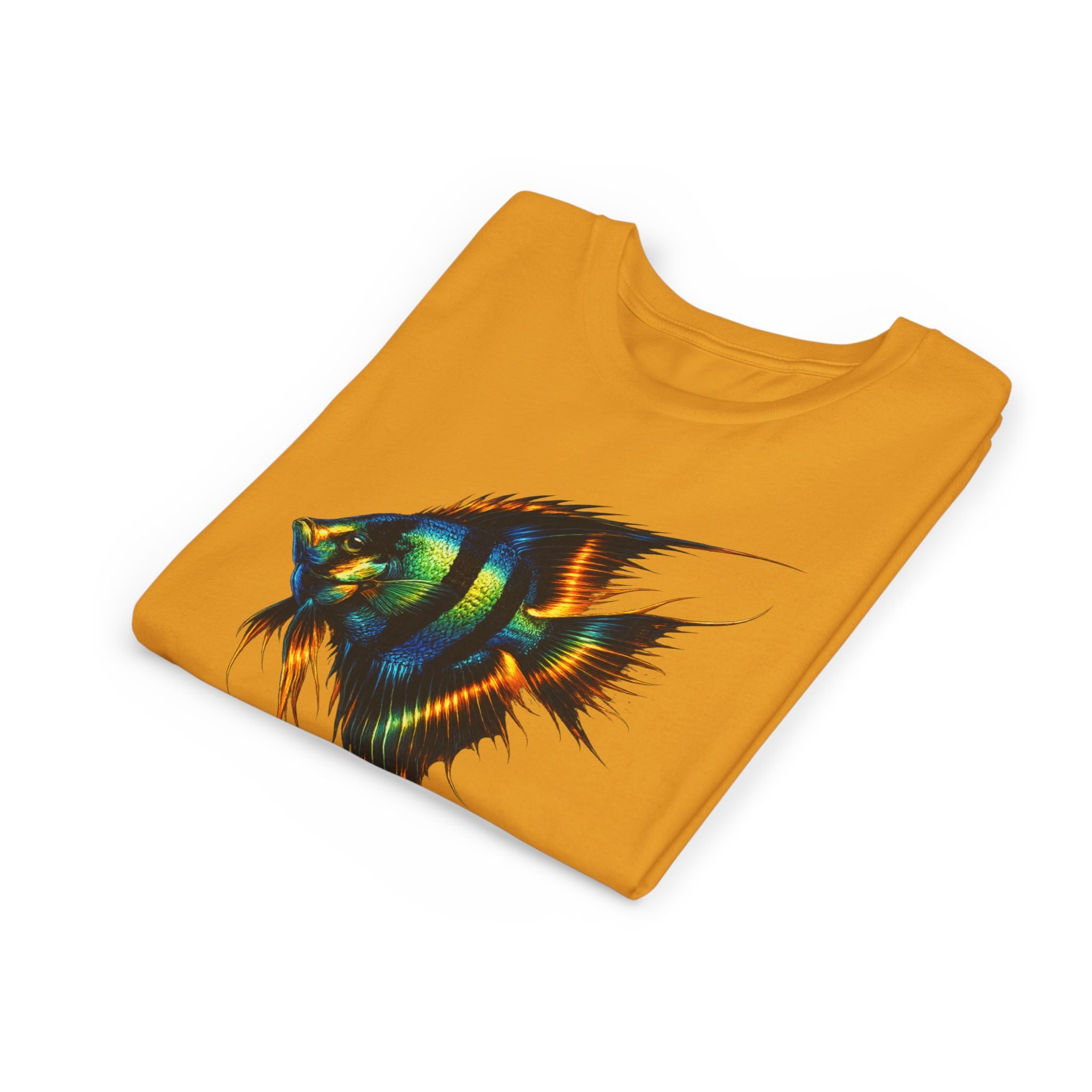 Angelfish Youth Tee – Colorful Aquarium Fish Graphic Shirt for Kids