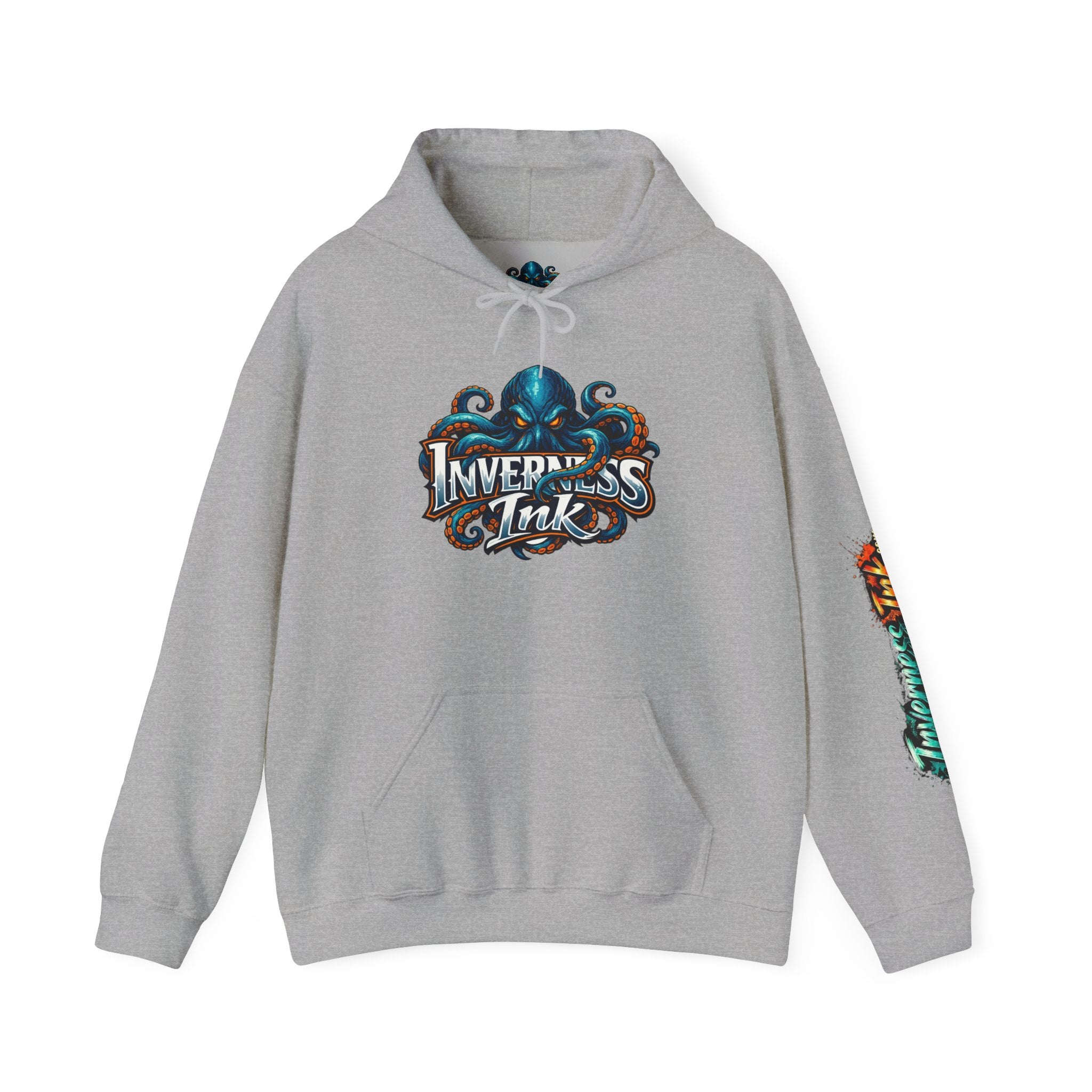 Electric Paint Betta — Artisan Series Hoodie — Inverness Ink Graphic Pullover
