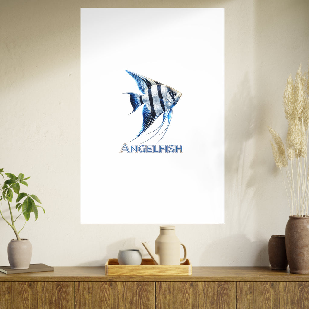 Angelfish – Premium Satin Photo Art Poster