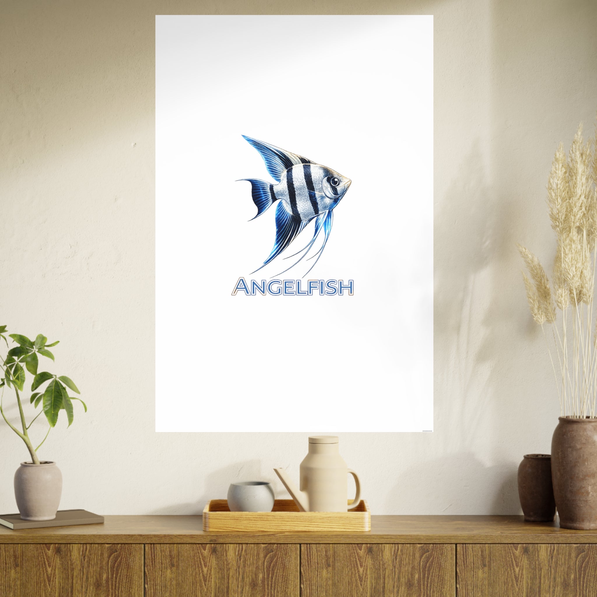 Angelfish – Premium Satin Photo Art Poster