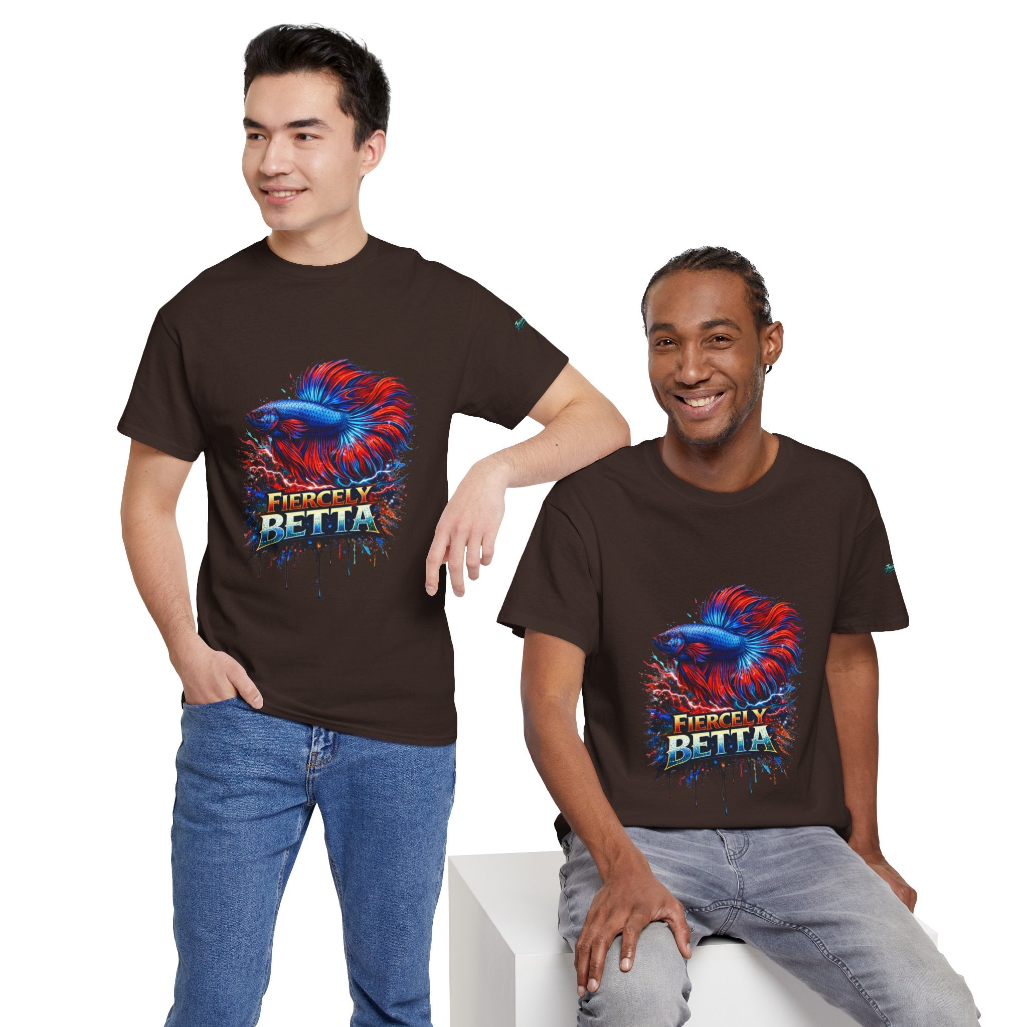 Betta Fish T-Shirt — Fiercely Betta Colorful Aquarium Fish Tee