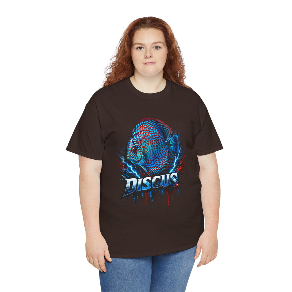 Discus Fish Graphic Tee - Vibrant Aquarium Fish Shirt