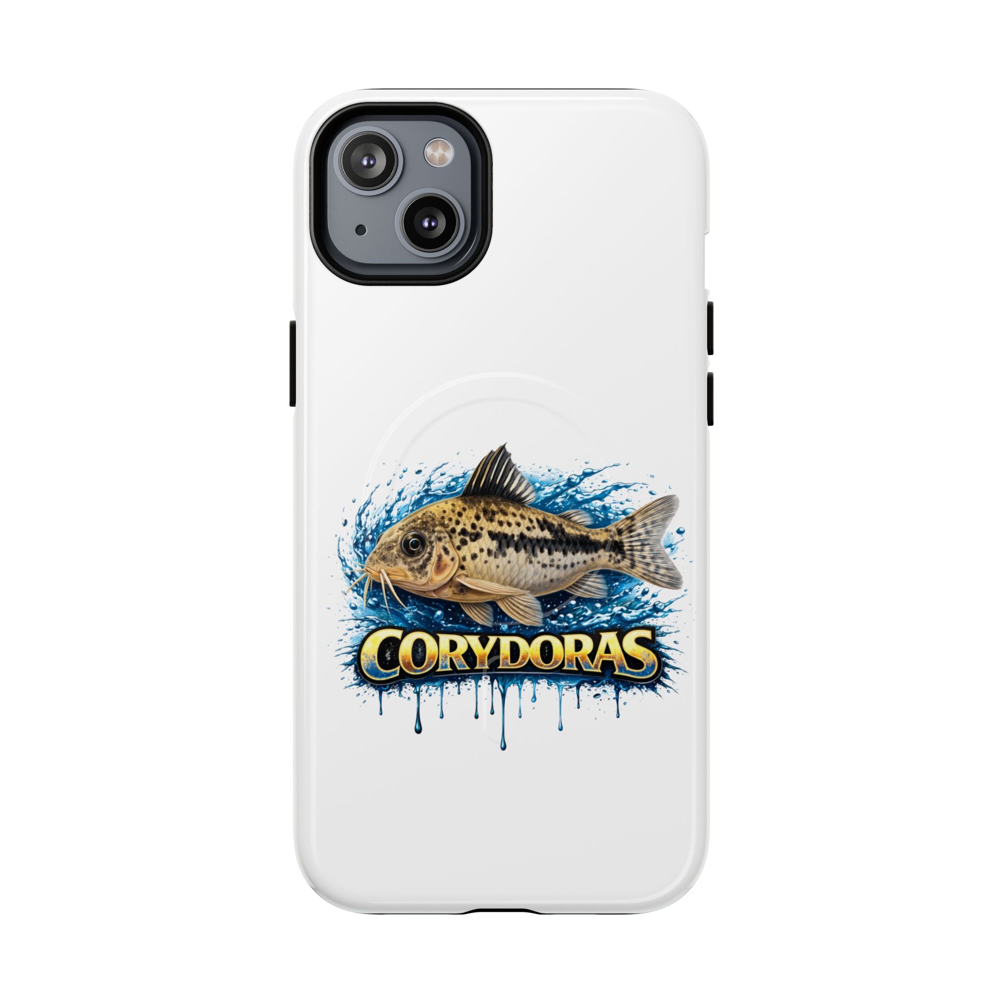 Corydoras Tough Magnetic Phone Case — Protective Fish Aquarium Design