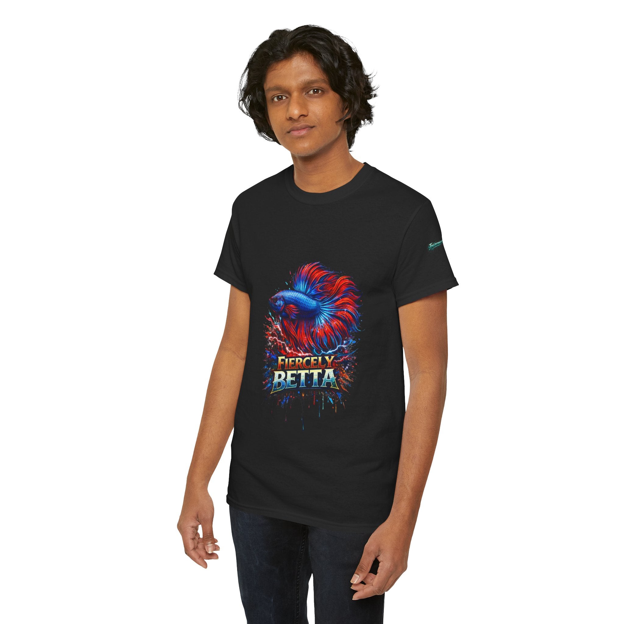 Betta Fish T-Shirt — Fiercely Betta Colorful Aquarium Fish Tee