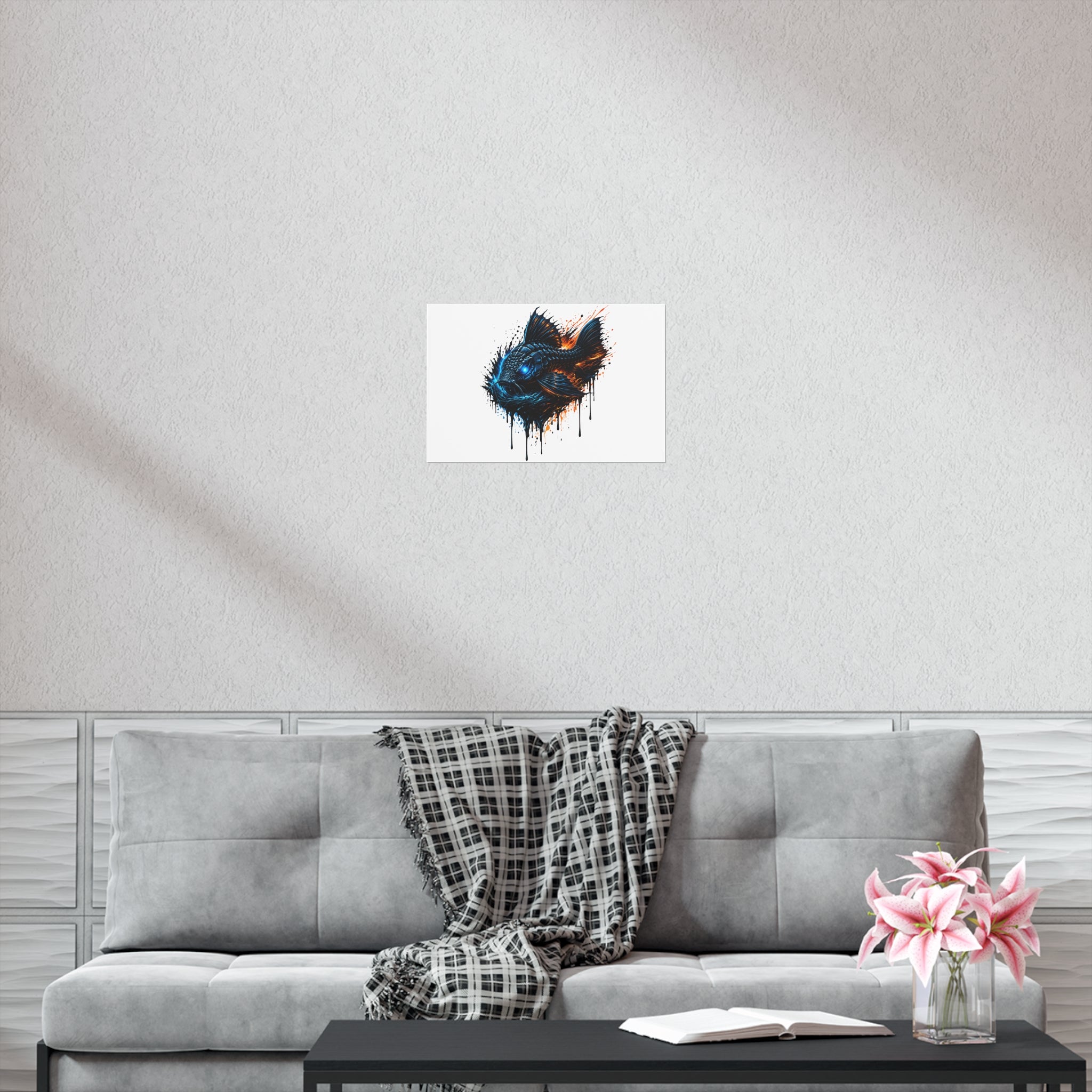 Armored Pleco – Premium Uncoated Matte Poster L-185